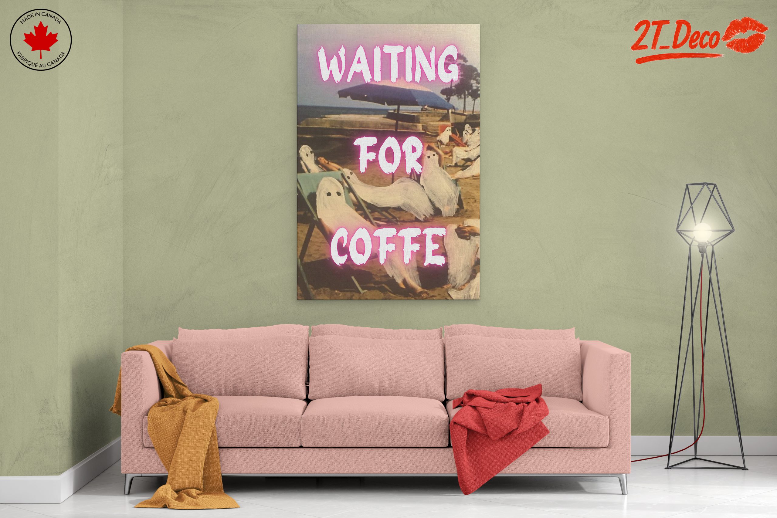 Waiting for Coffee Whimsical Illustration - Image 2