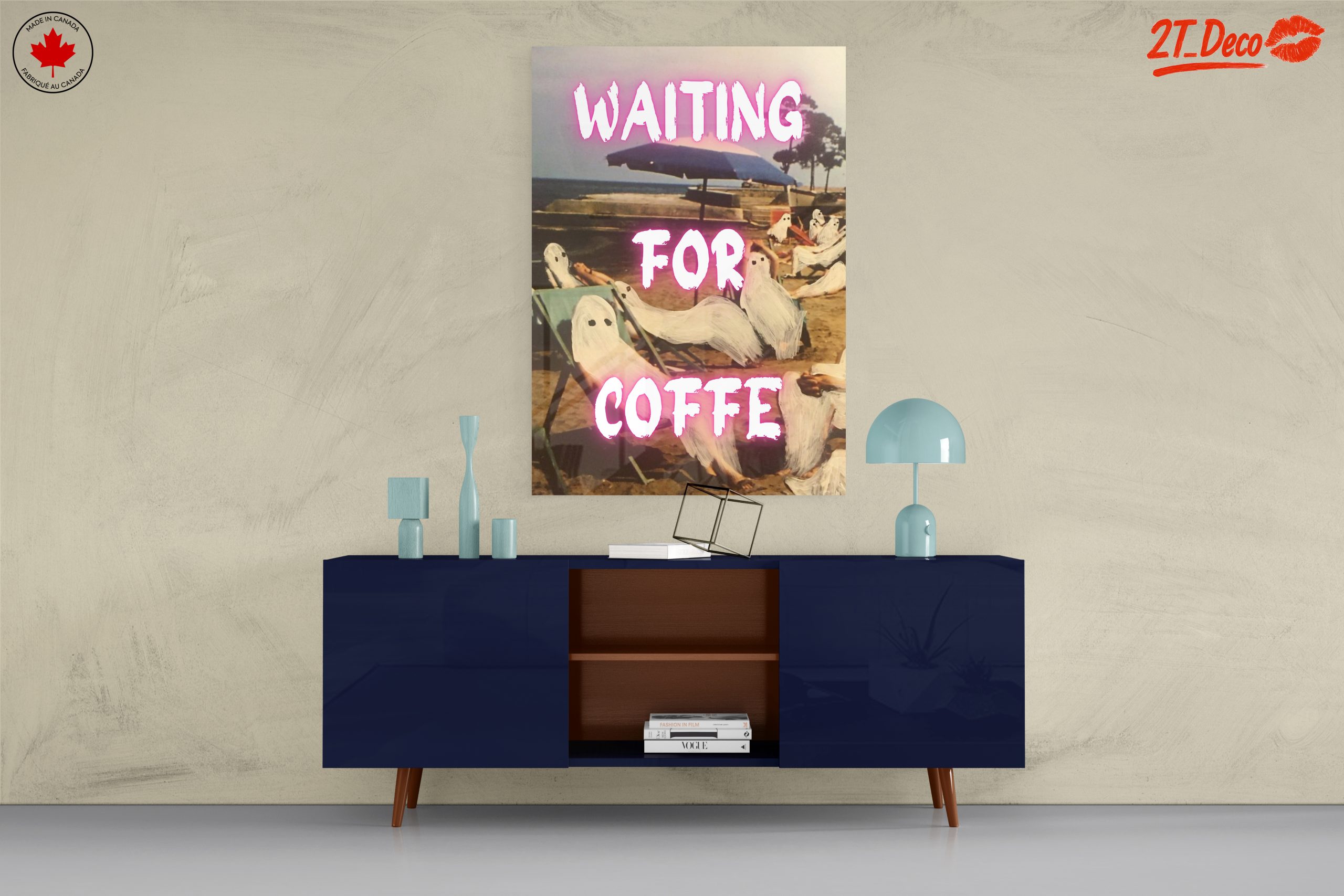 Waiting for Coffee Whimsical Illustration - Image 8