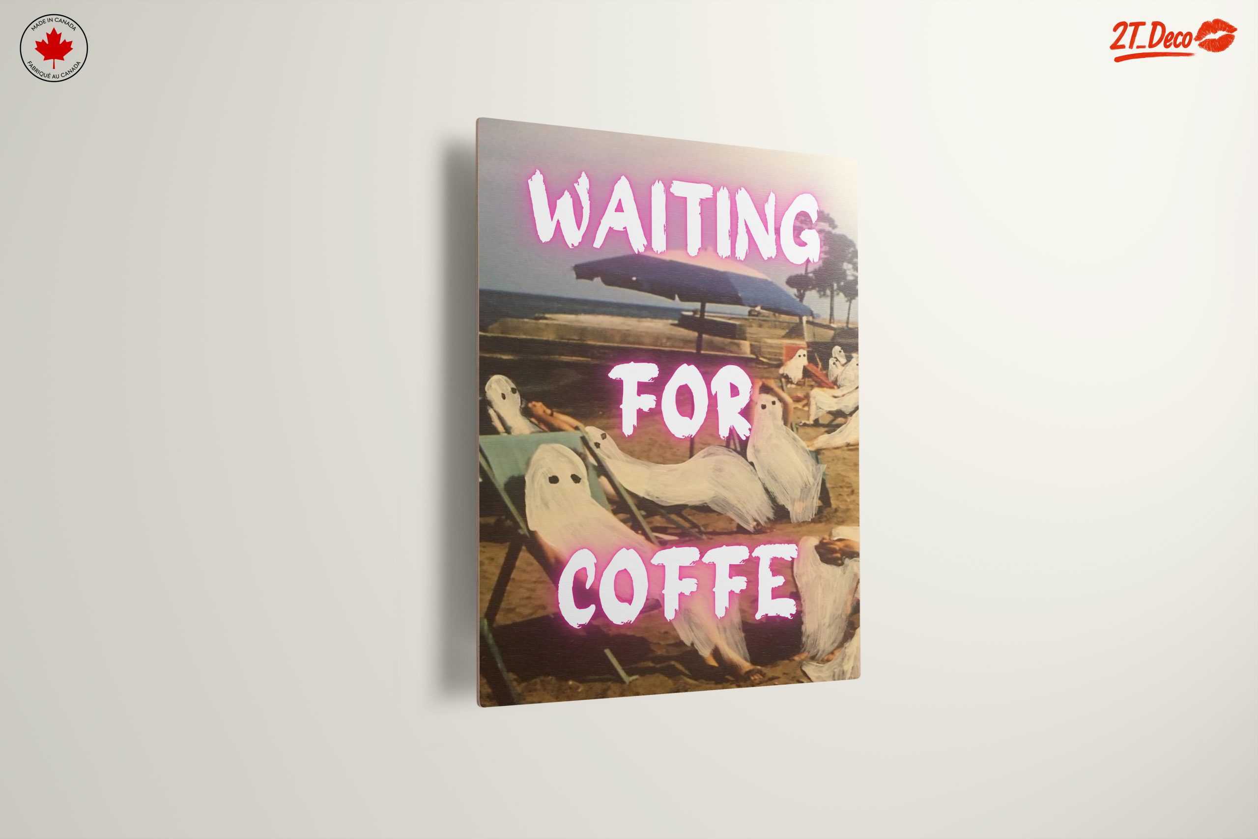 Waiting for Coffee Whimsical Illustration - Image 13