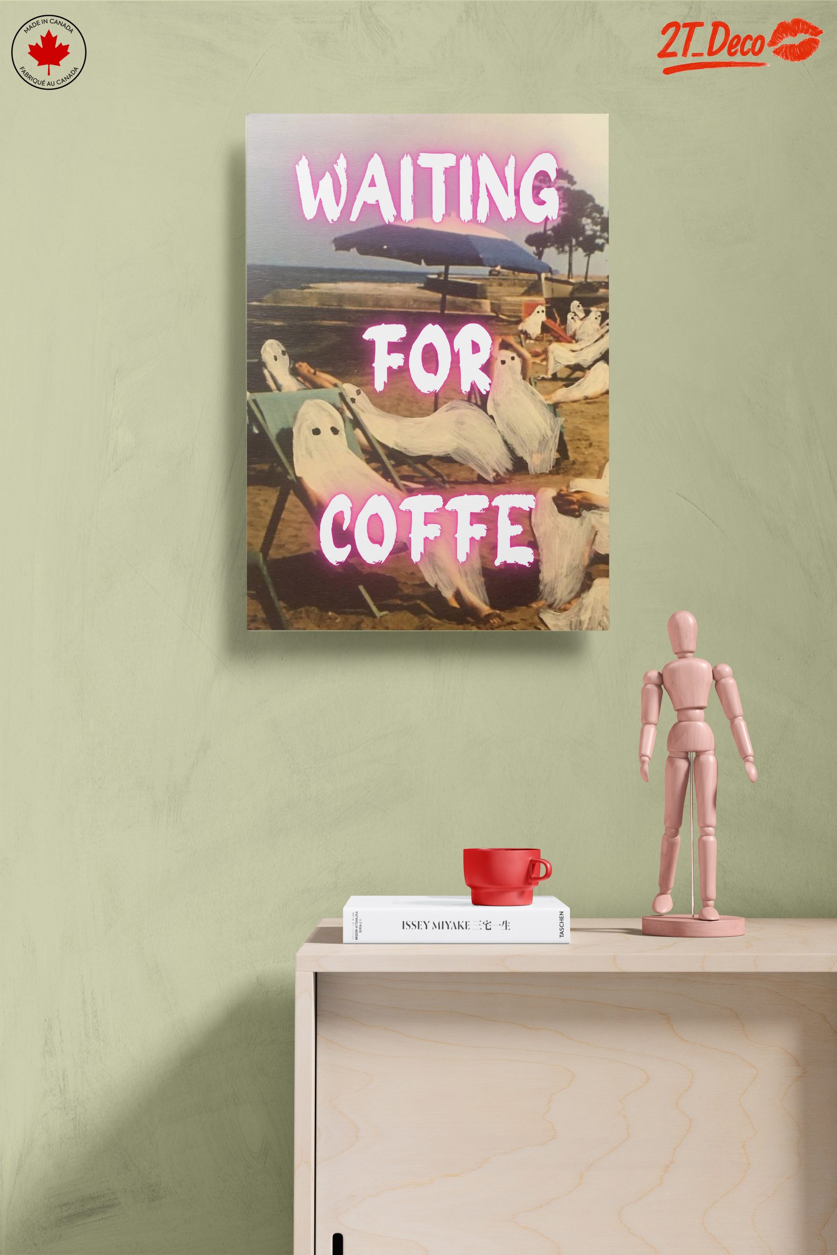 Waiting for Coffee Whimsical Illustration - Image 14