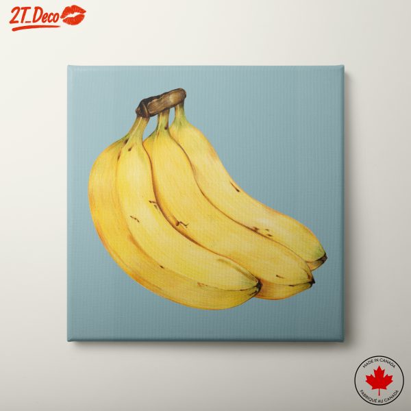 Stylized Banana Art for Contemporary Spaces