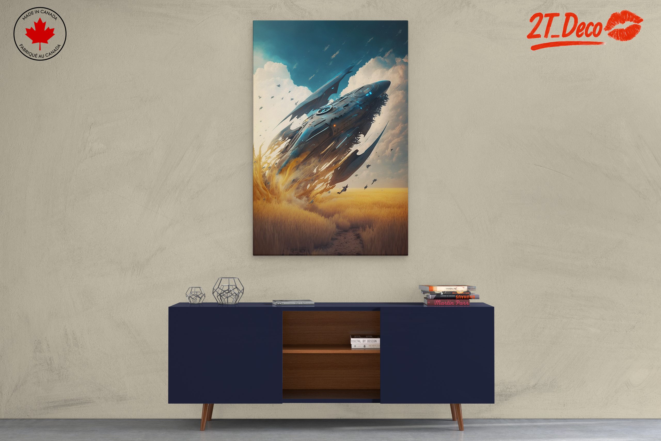 Futuristic Space Launch Art - Image 3