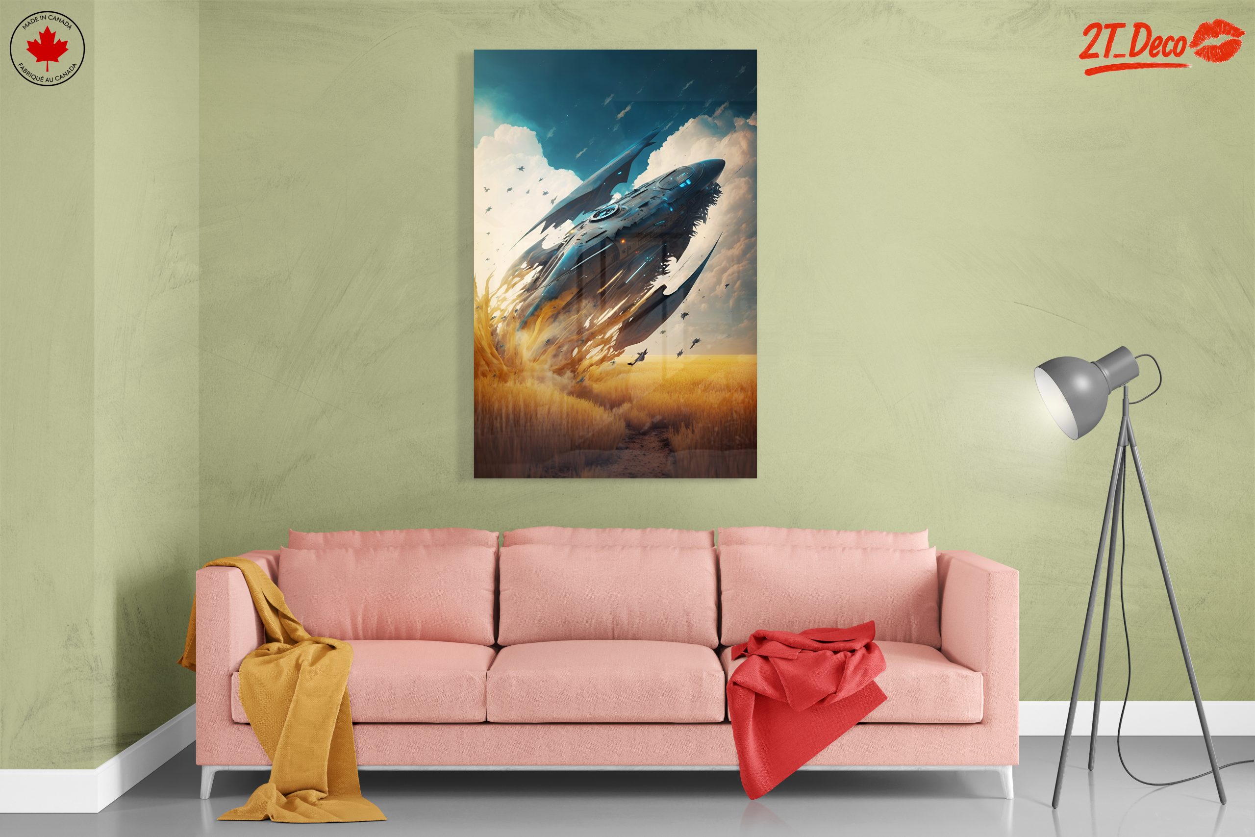 Futuristic Space Launch Art - Image 7