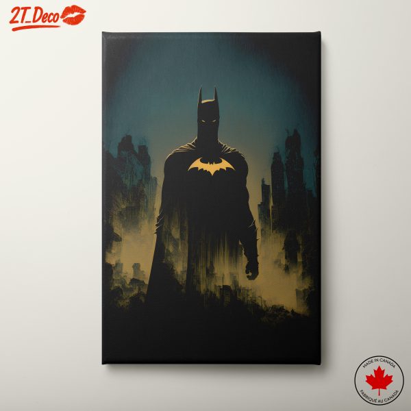 Batman Urban Silhouette Art