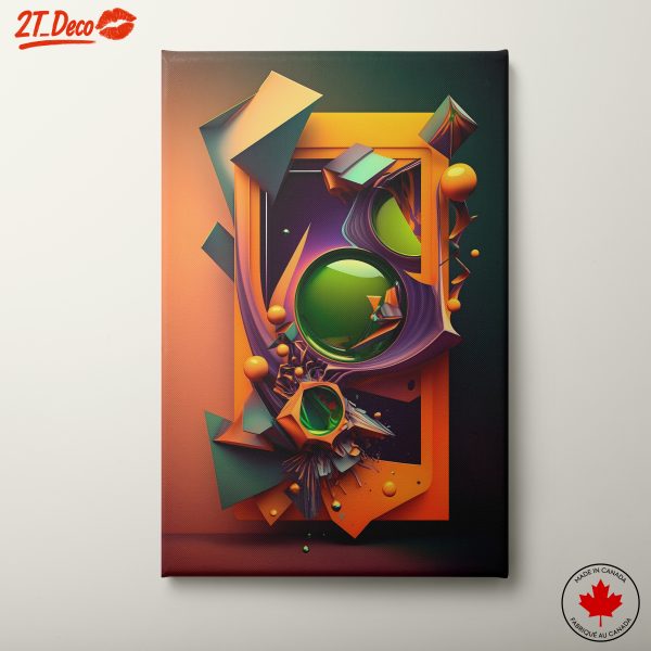 Vibrant Dynamic Abstract Artwork