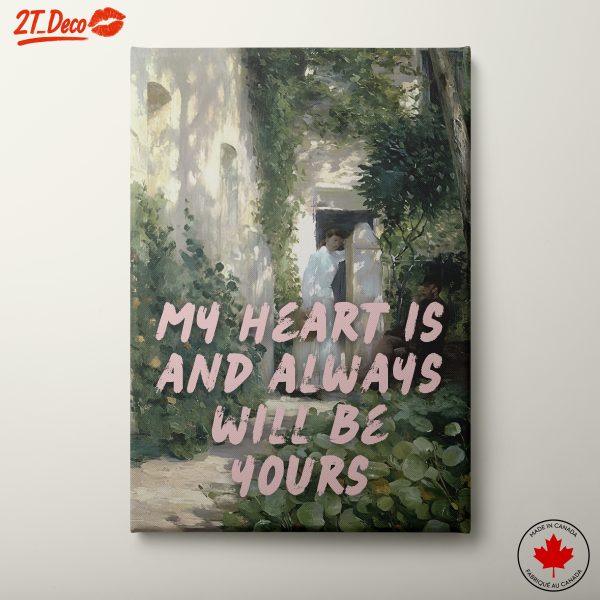 Romantic Contemporary Portrait with Quote