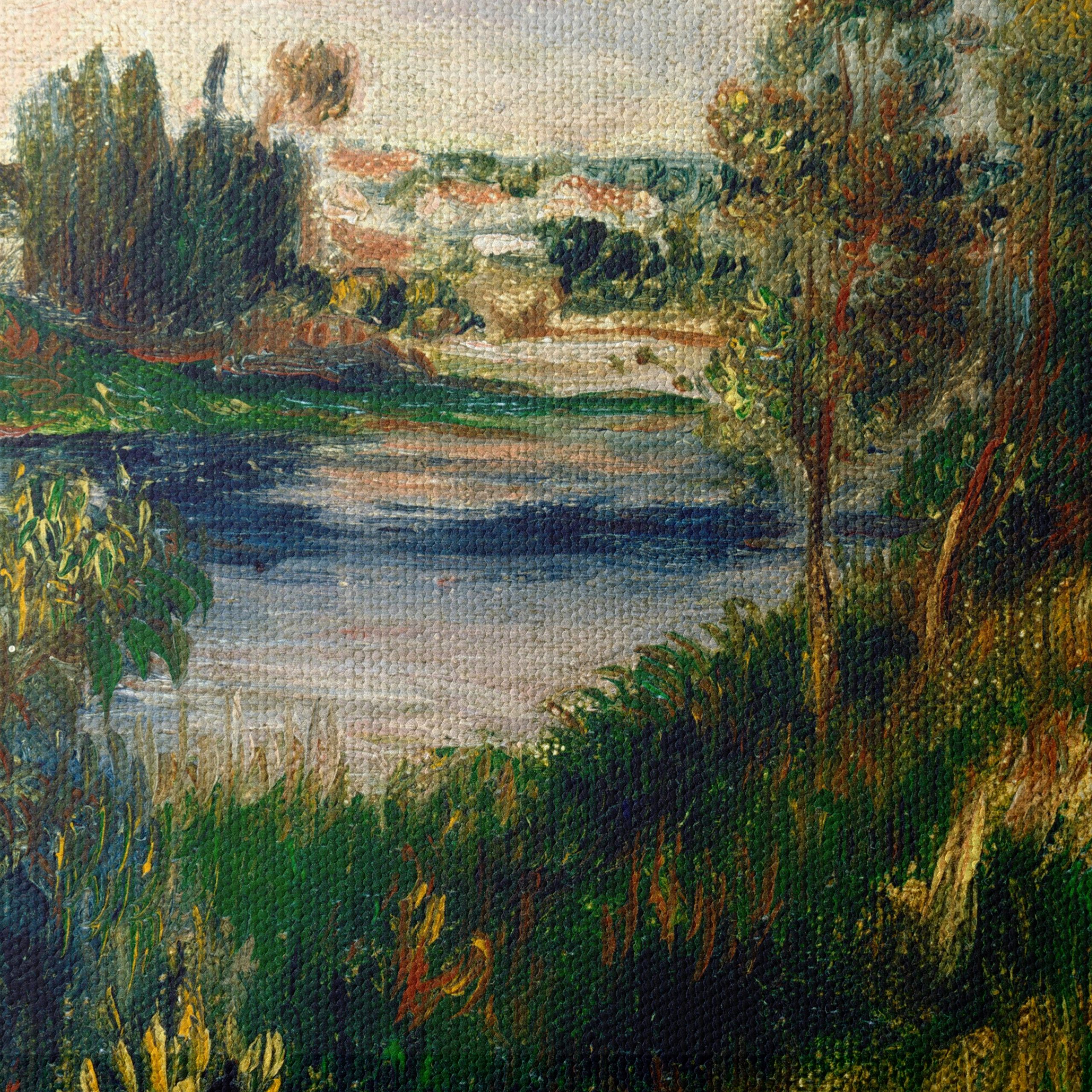 Lush Riverbank Scene in Nature - Image 4