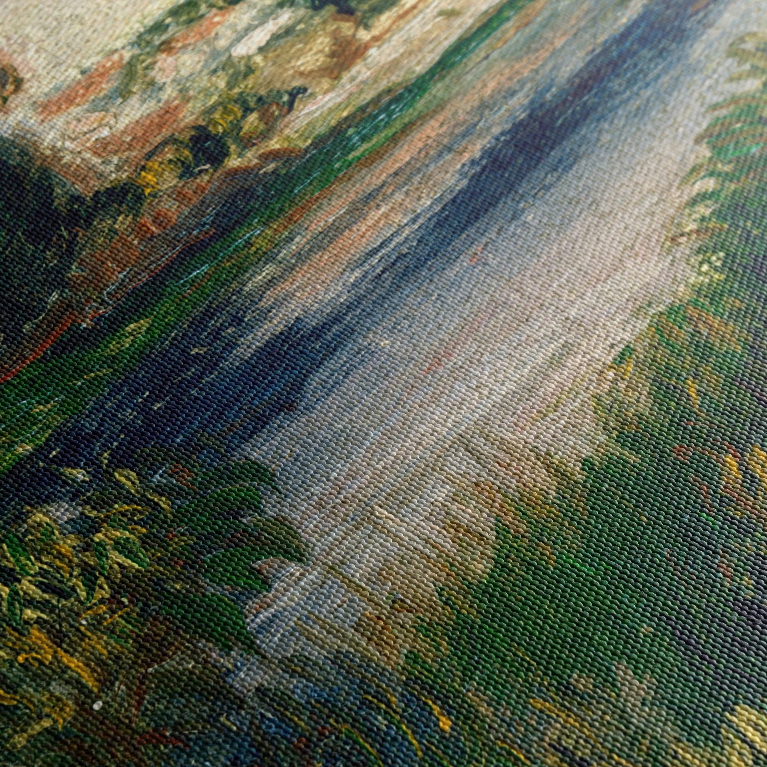 Lush Riverbank Scene in Nature - Image 5