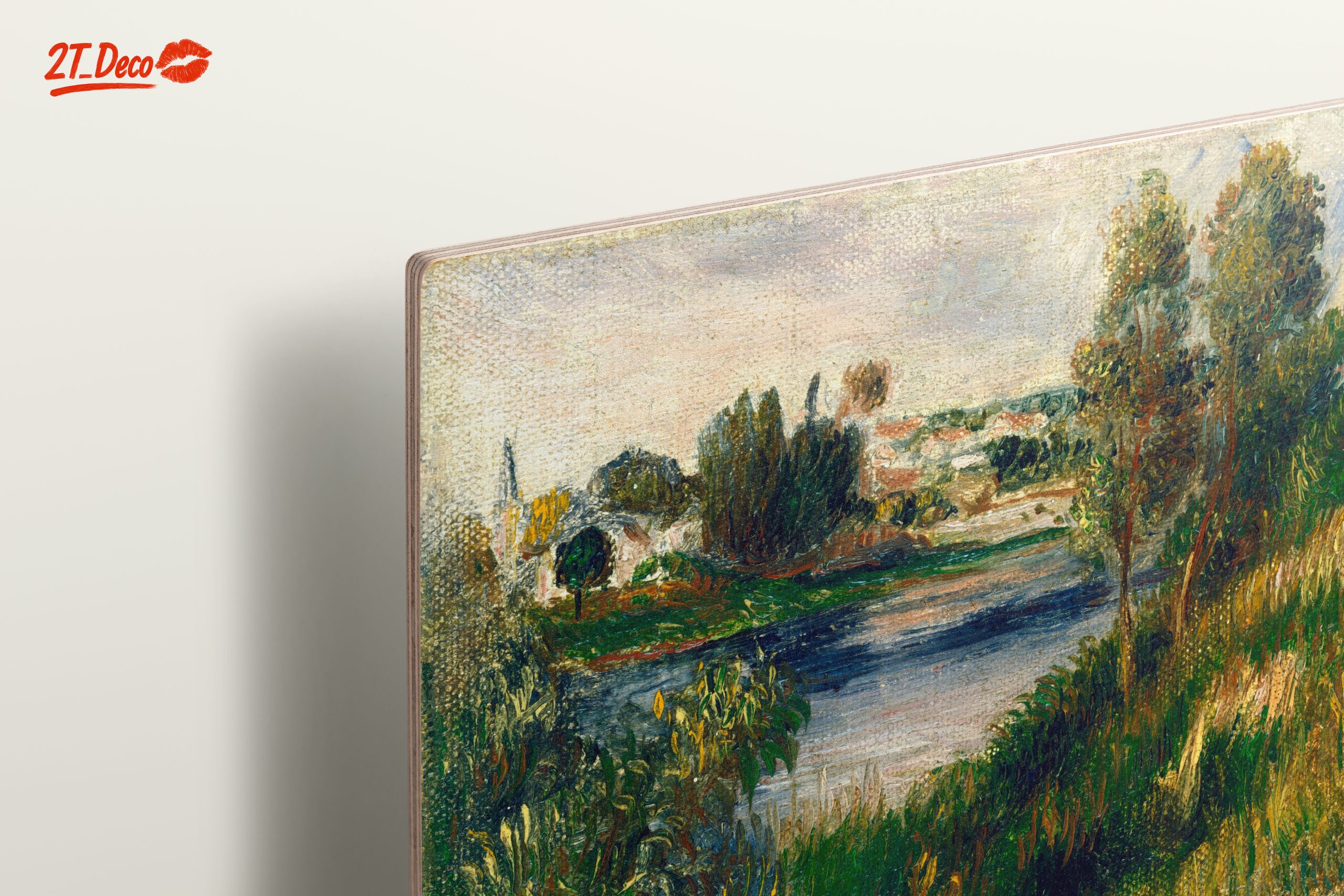Lush Riverbank Scene in Nature - Image 15