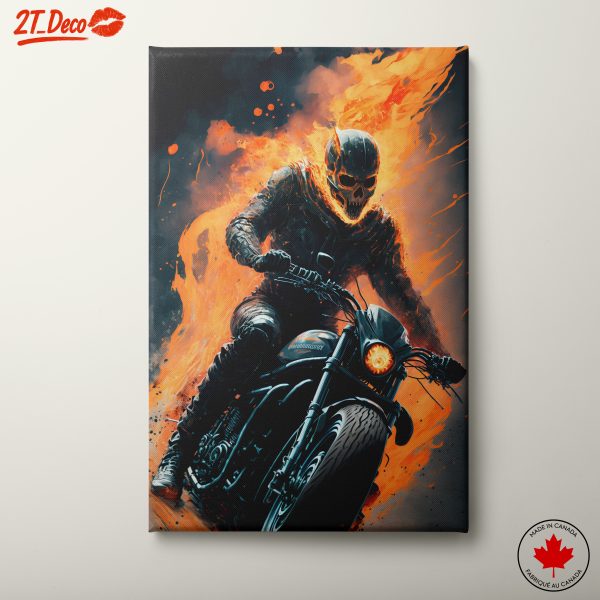 Dynamic Dark Fantasy Rider Art