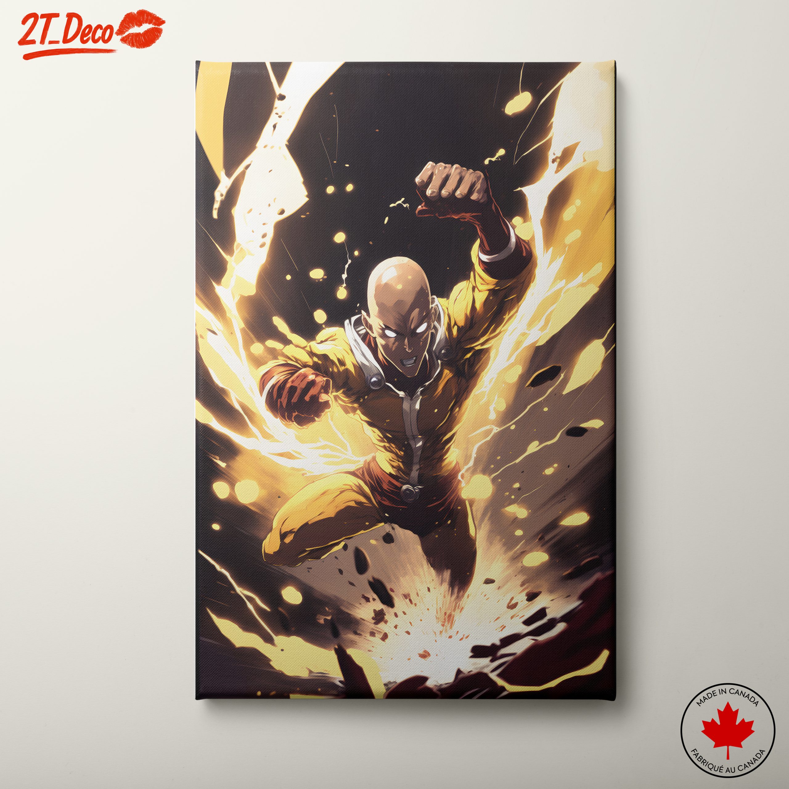 Dynamic One Punch Man Character Art