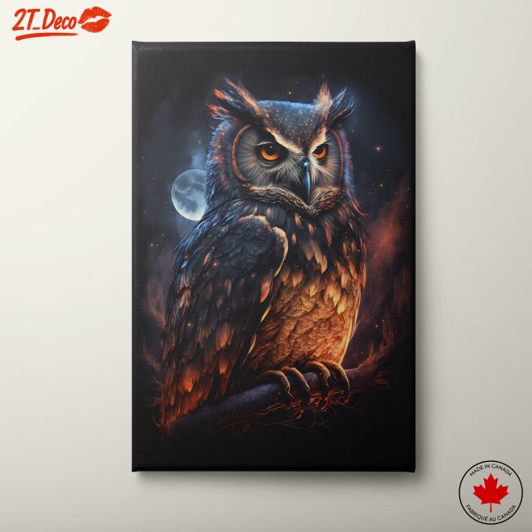 Majestic Owl Under Moonlight 5