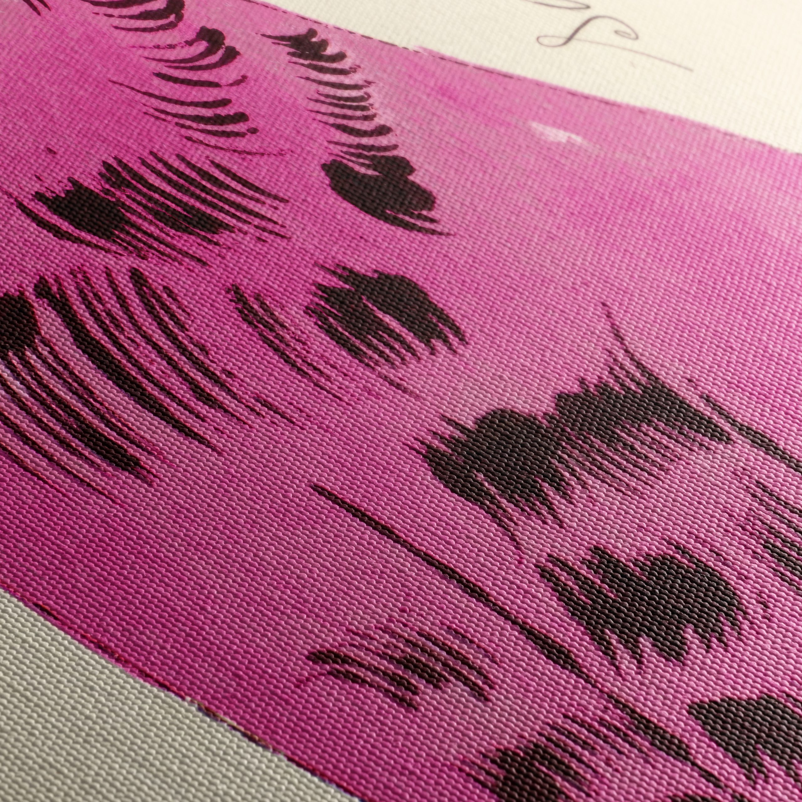 Stylized Purple Cat Artwork - Image 5