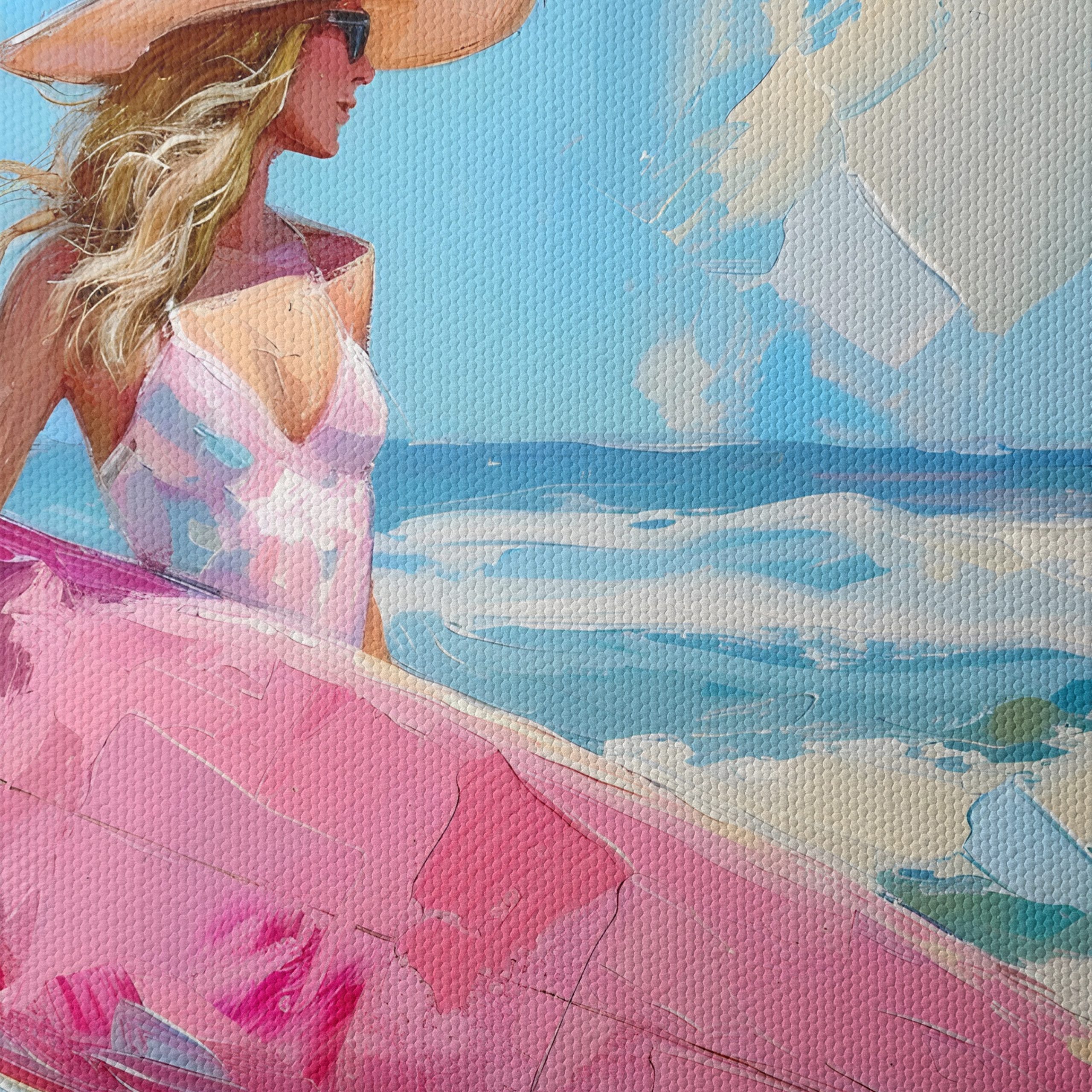 Vibrant Beach Surfing Art - Image 4