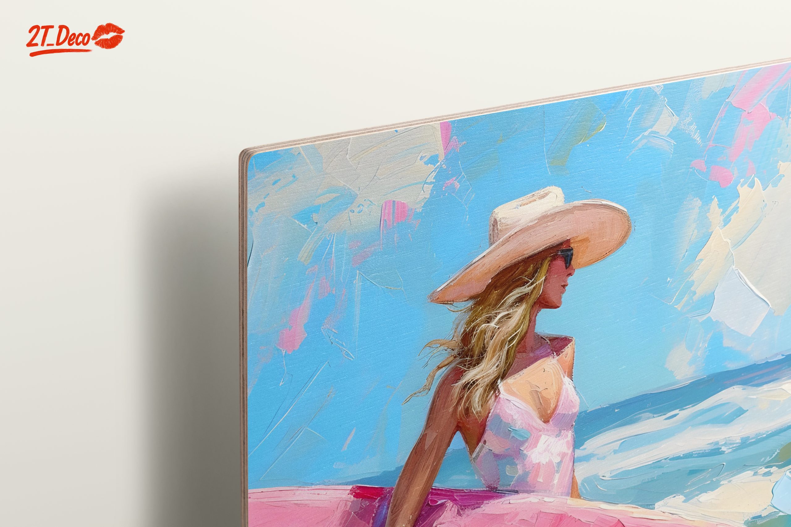Vibrant Beach Surfing Art - Image 15
