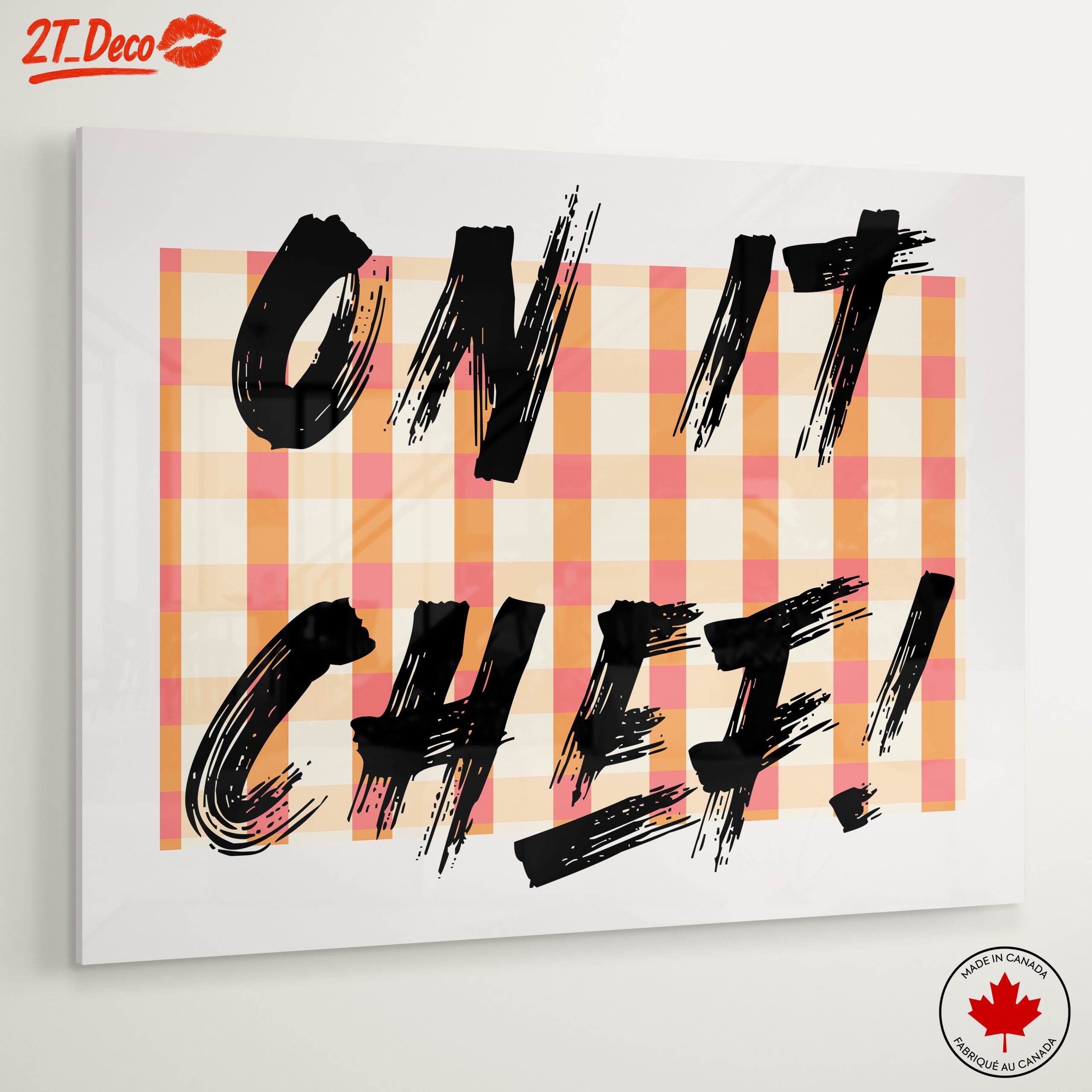 On It Chef! Motivational Typography Art - Image 6