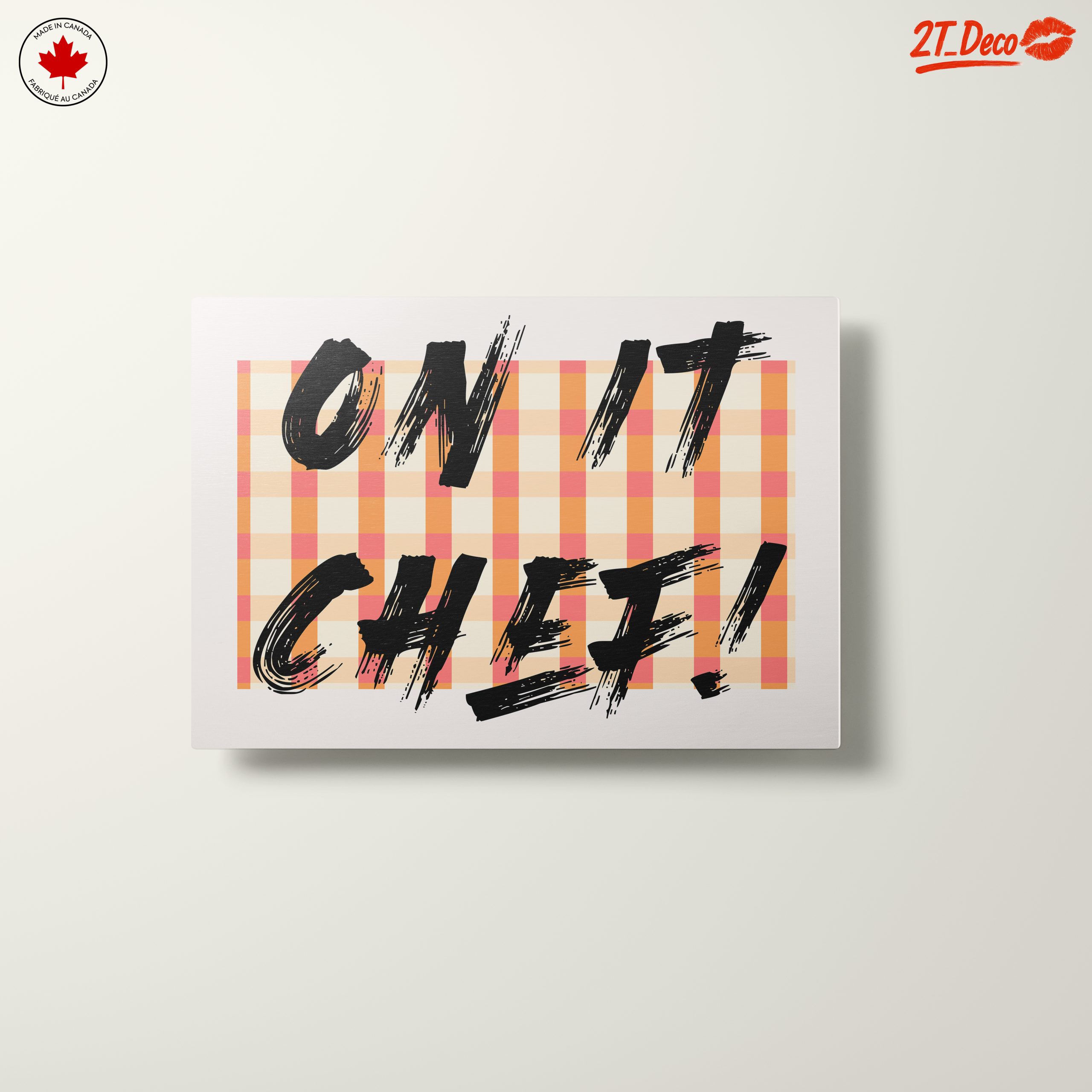 On It Chef! Motivational Typography Art - Image 10