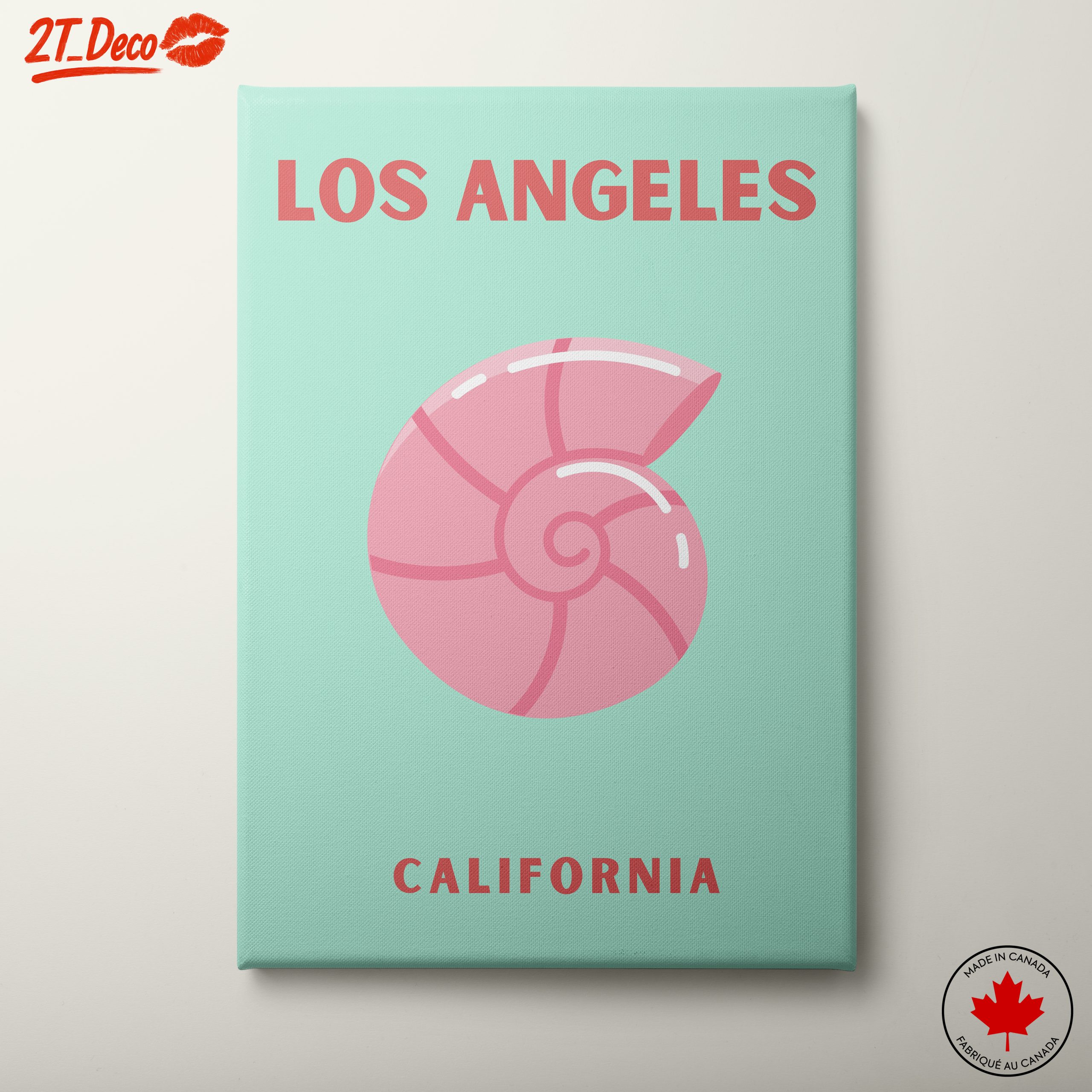 Los Angeles Shell Design Artwork