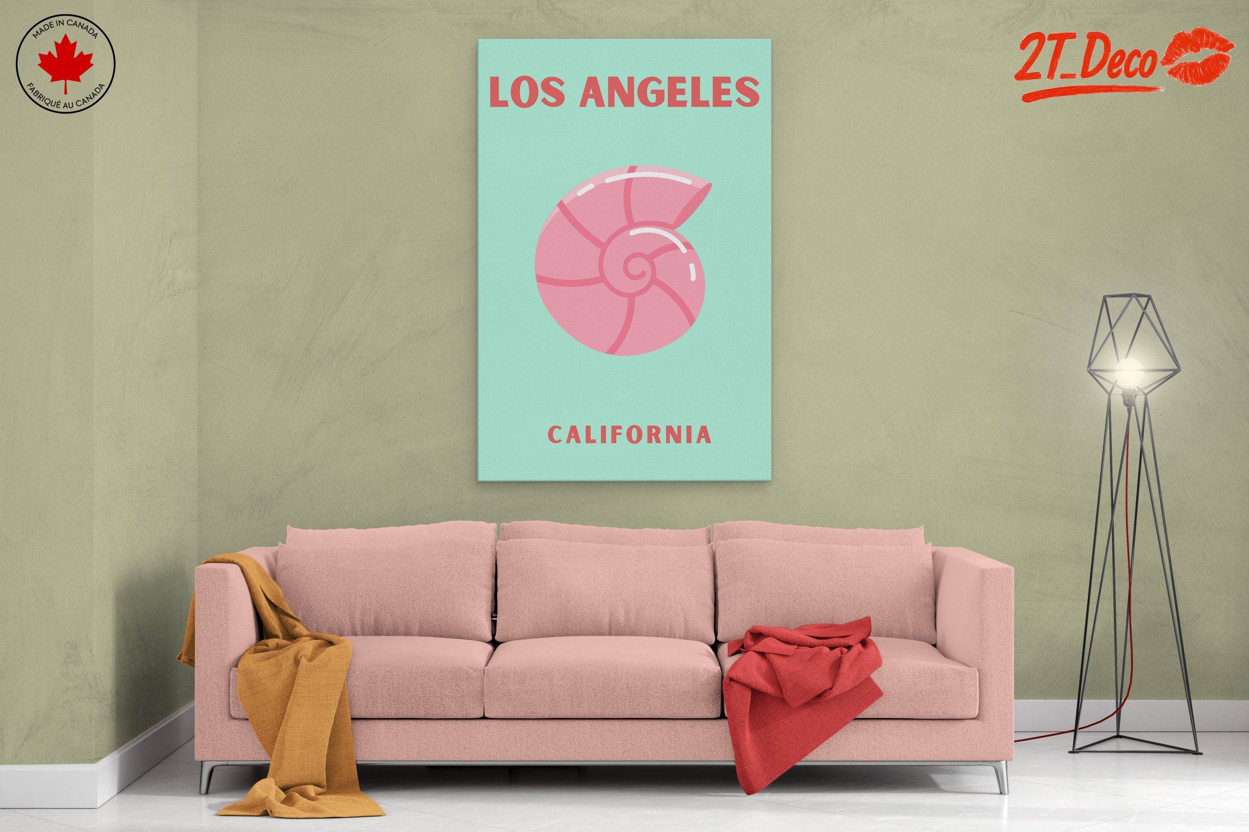 Los Angeles Shell Design Artwork - Image 2