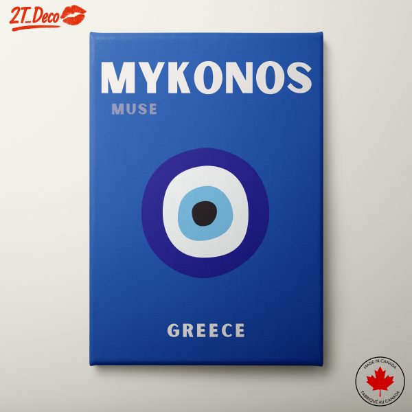 Mykonos Cultural Inspiration Artwork