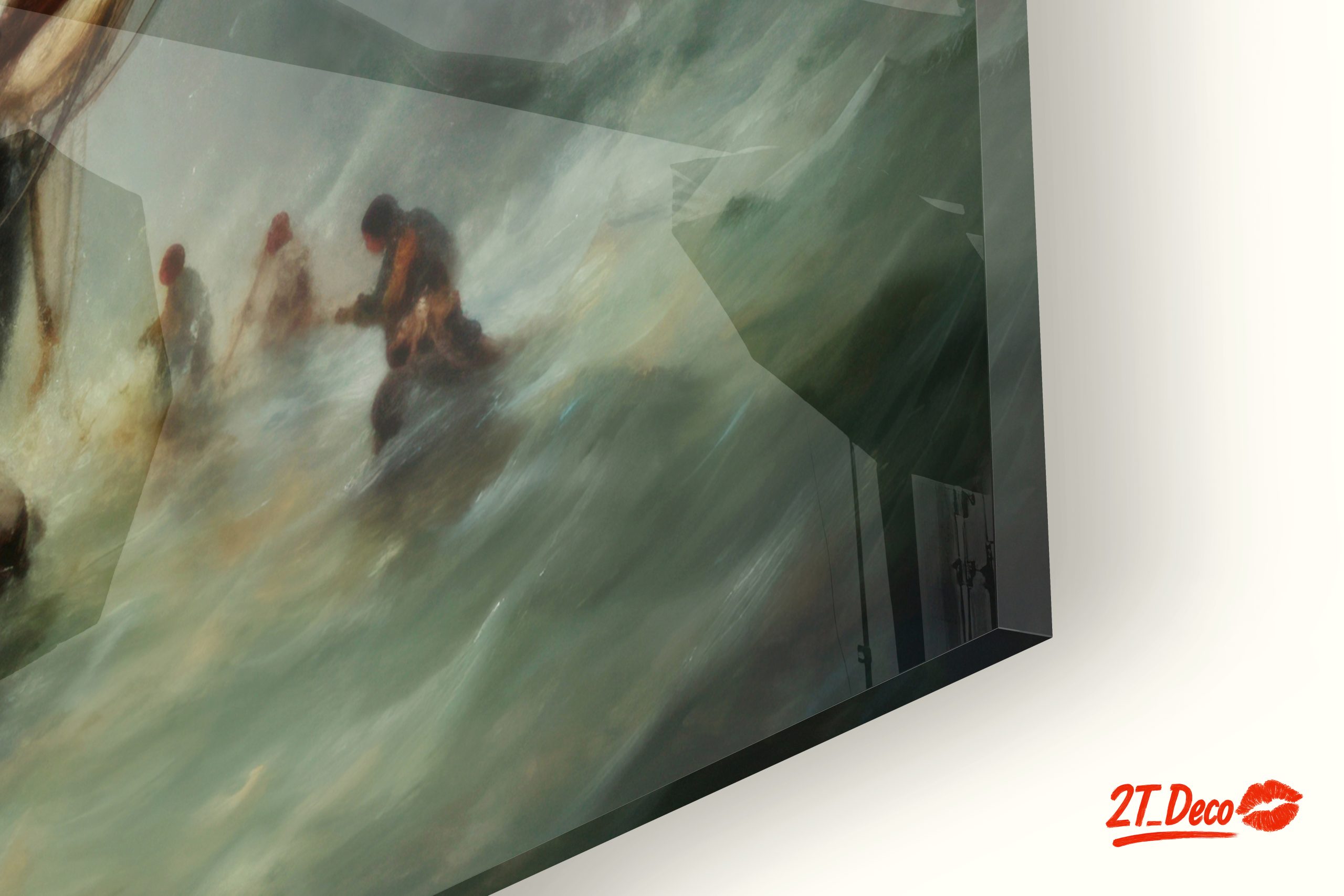 Dramatic Seascape with Ship in Storm - Image 9