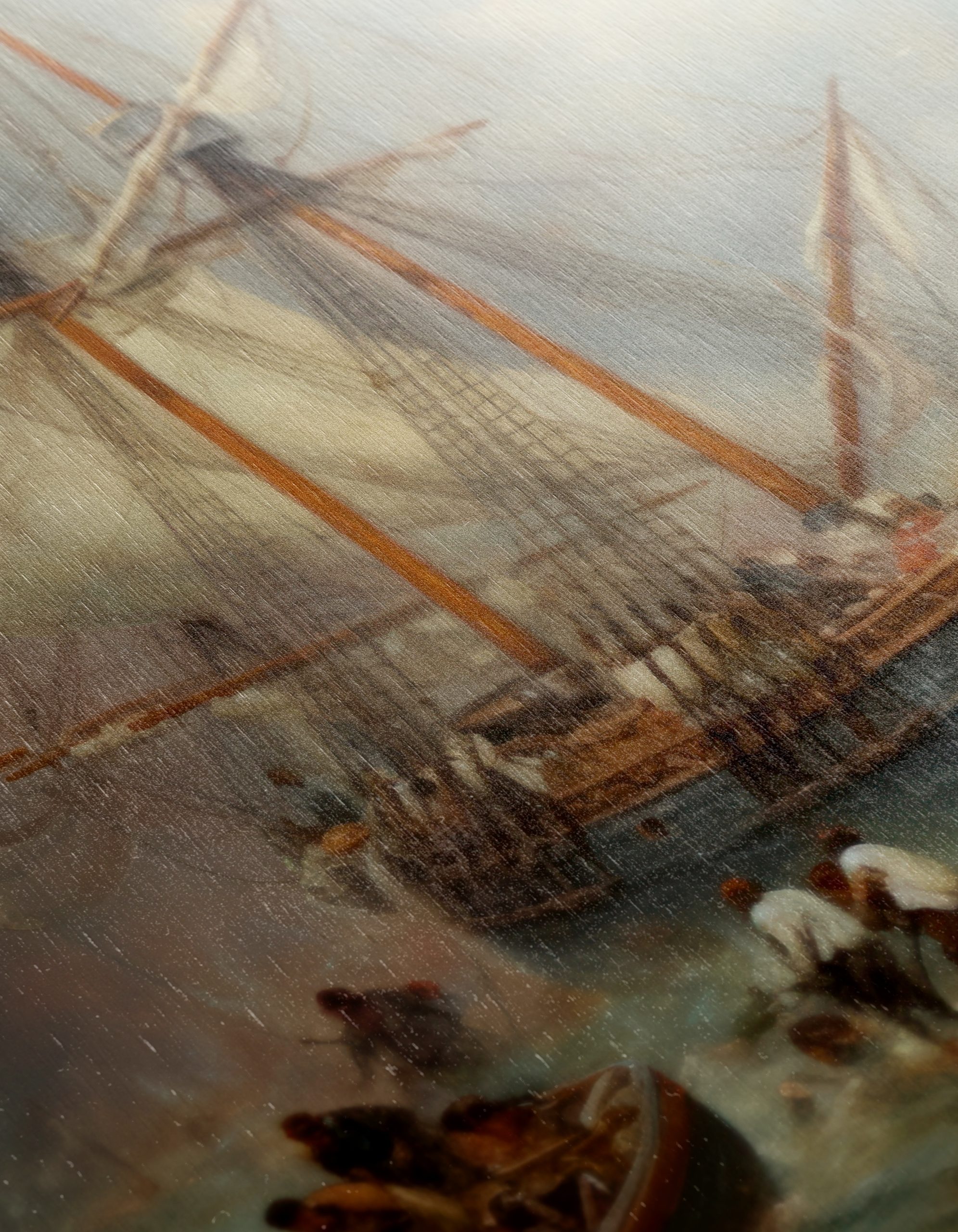 Dramatic Seascape with Ship in Storm - Image 12
