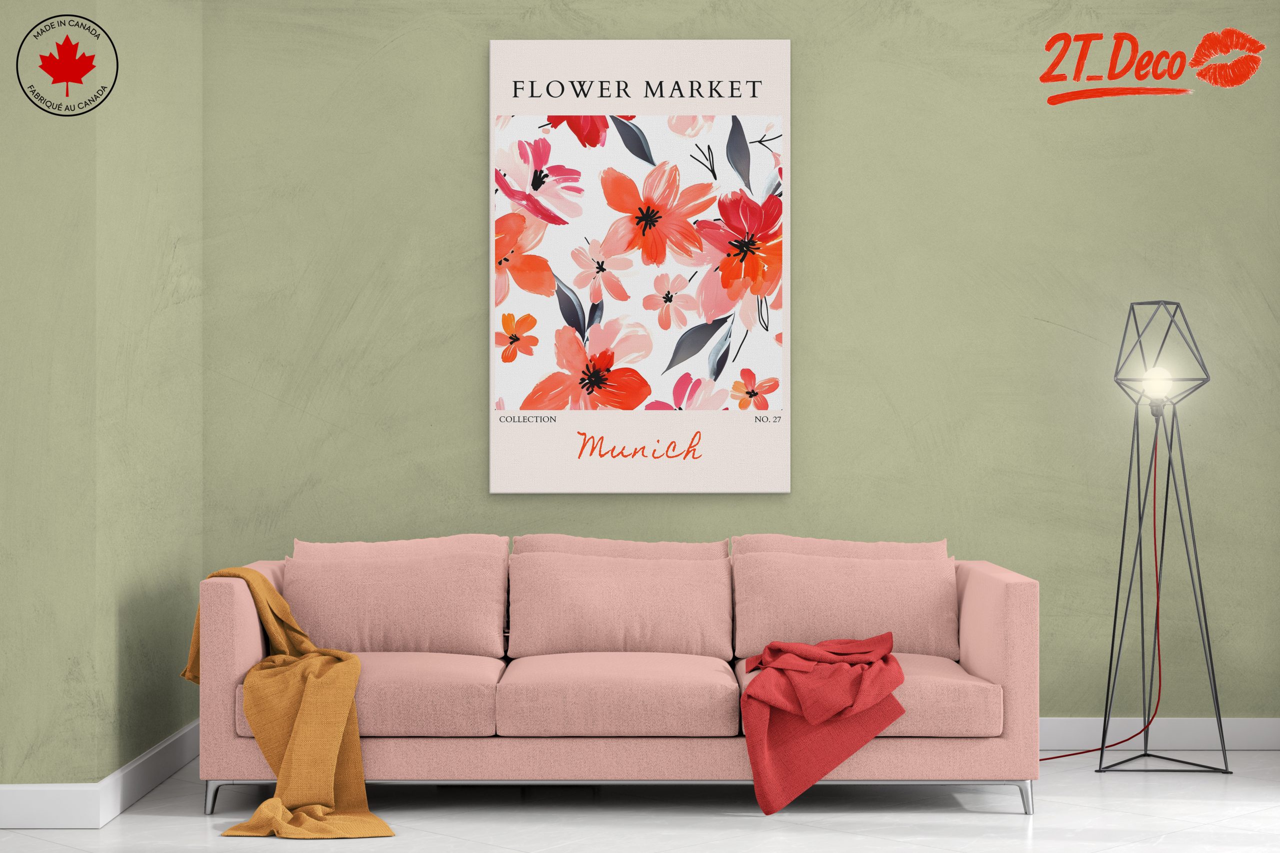 Flower Market Art in Munich Style - Image 2