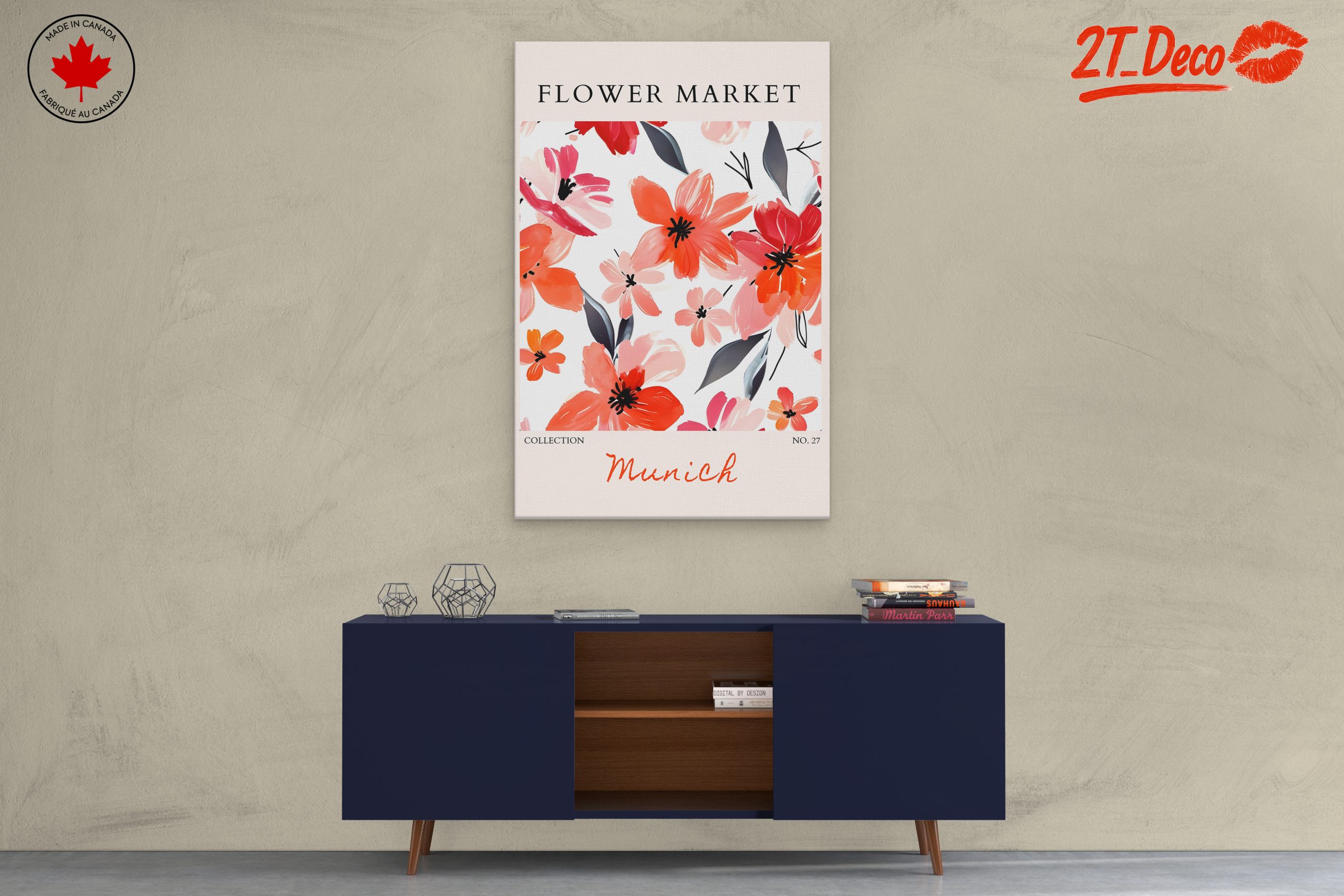 Flower Market Art in Munich Style - Image 3