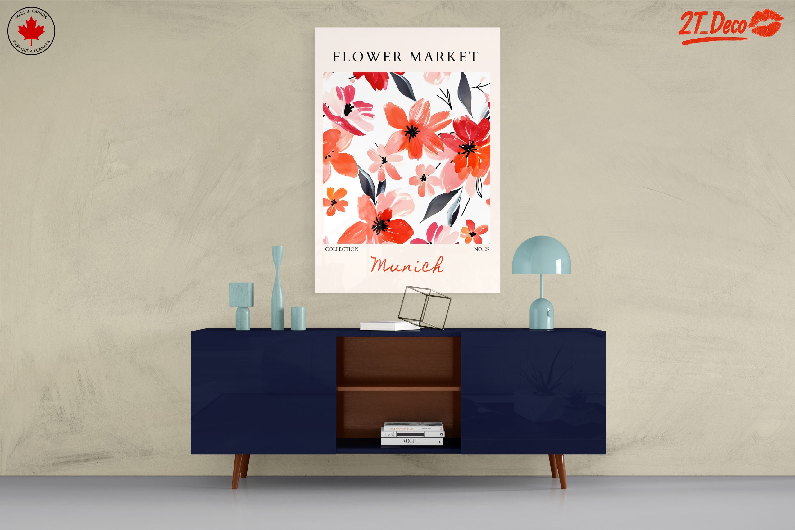 Flower Market Art in Munich Style - Image 8