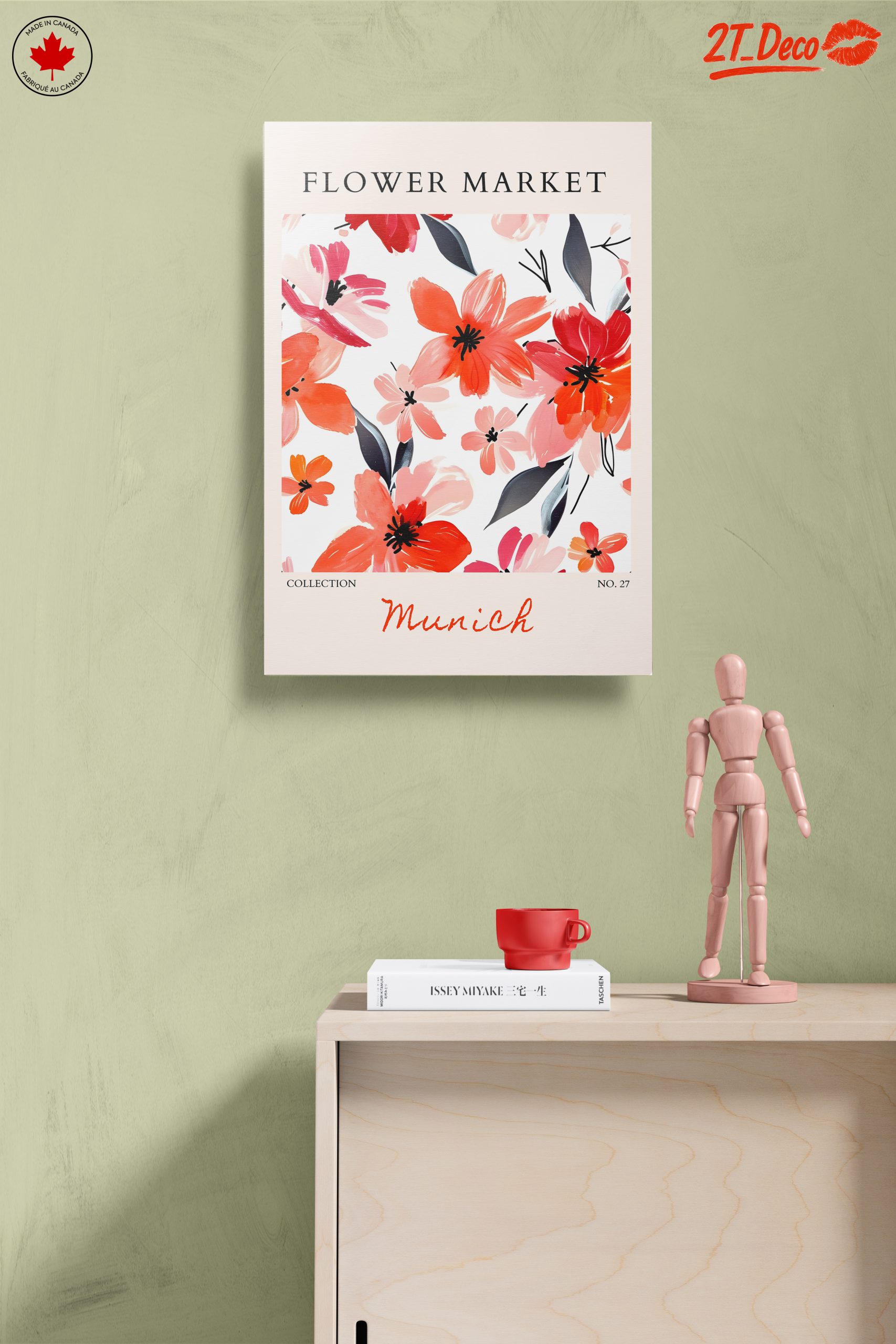 Flower Market Art in Munich Style - Image 14