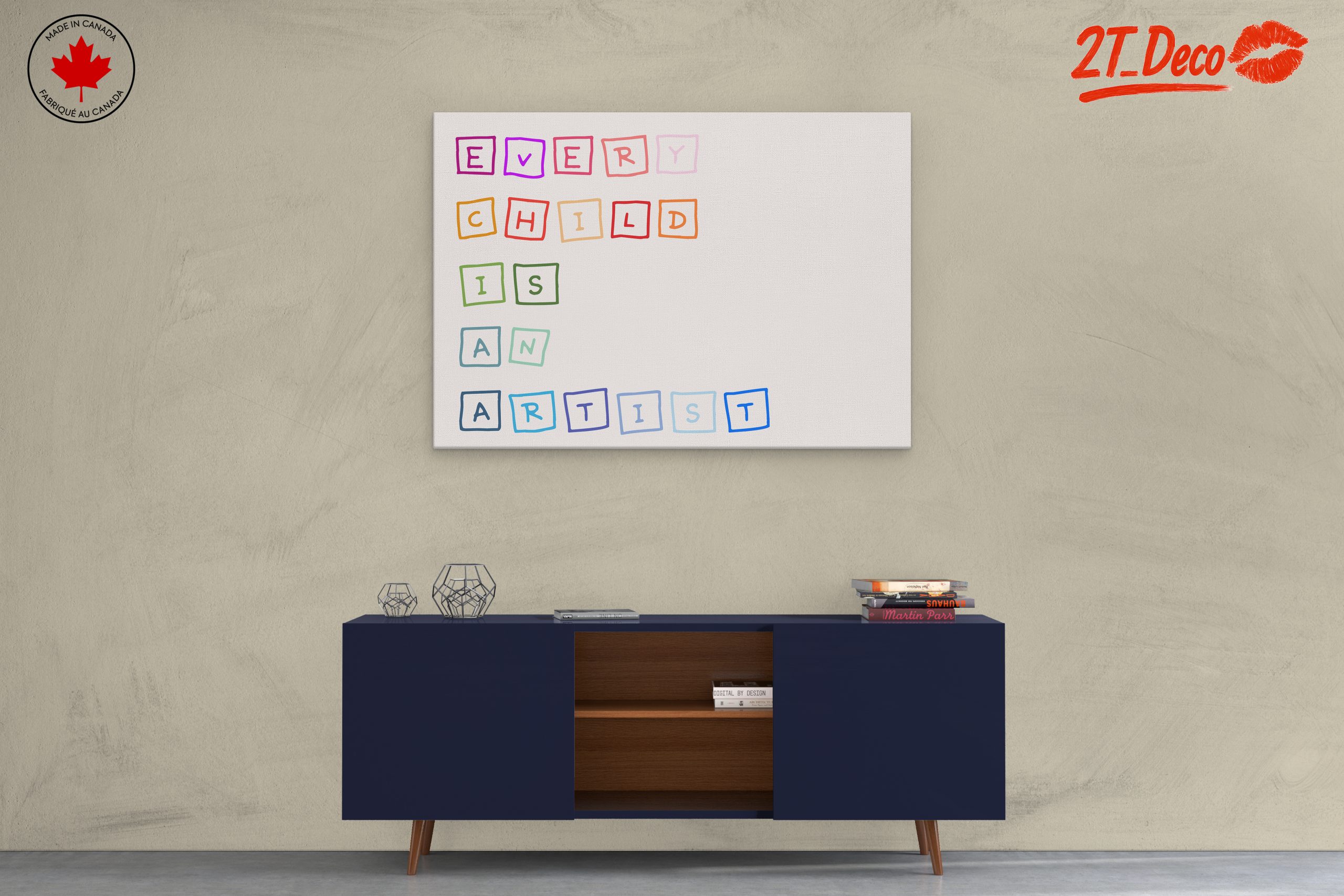 Every Child Is An Artist Inspirational Wall Art - Image 3