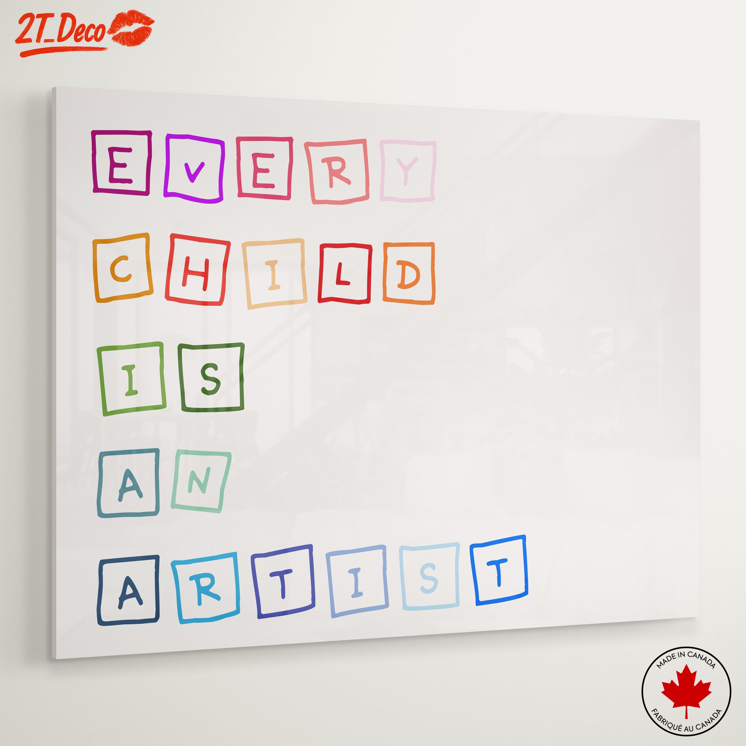 Every Child Is An Artist Inspirational Wall Art - Image 6