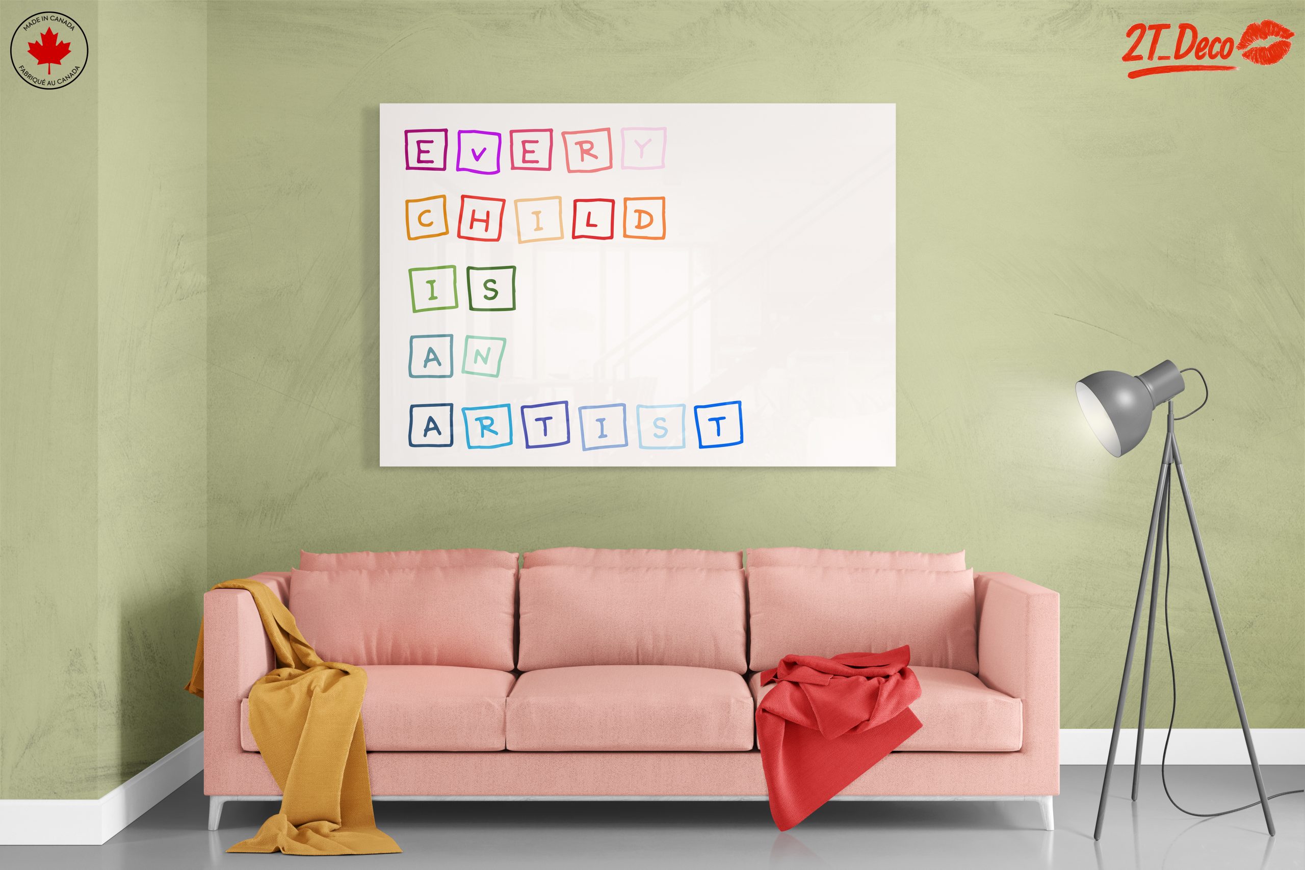 Every Child Is An Artist Inspirational Wall Art - Image 7