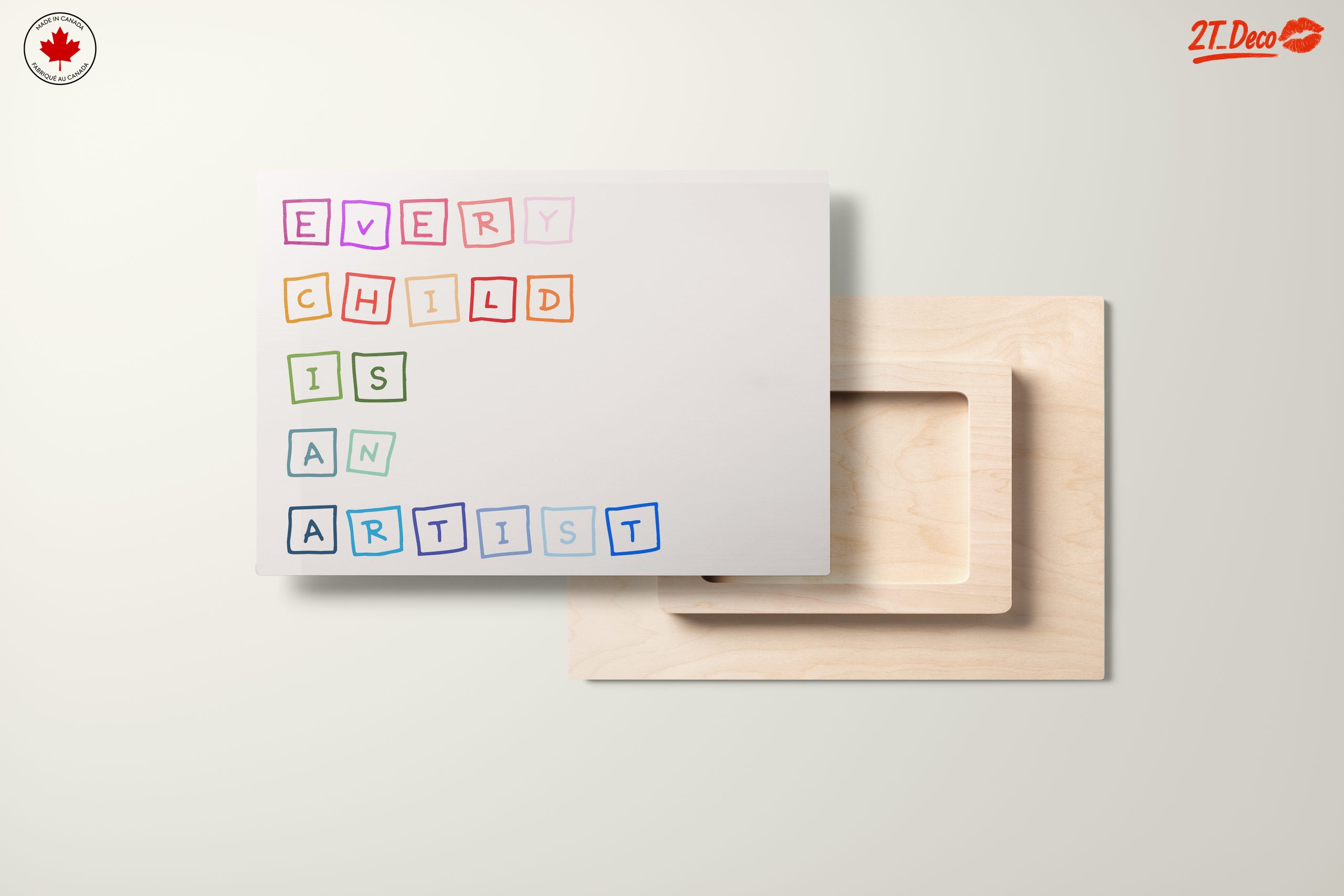 Every Child Is An Artist Inspirational Wall Art - Image 11