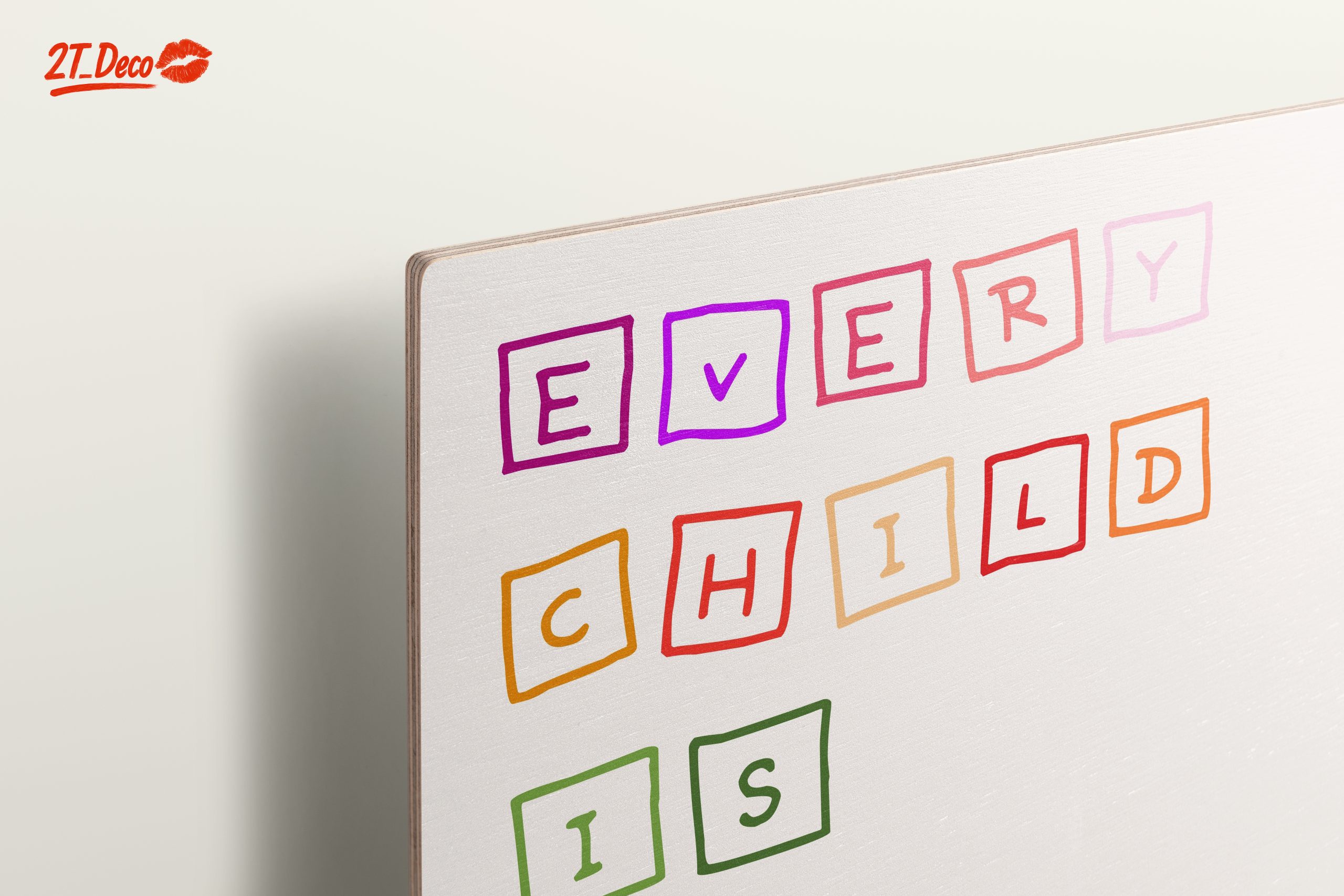 Every Child Is An Artist Inspirational Wall Art - Image 15