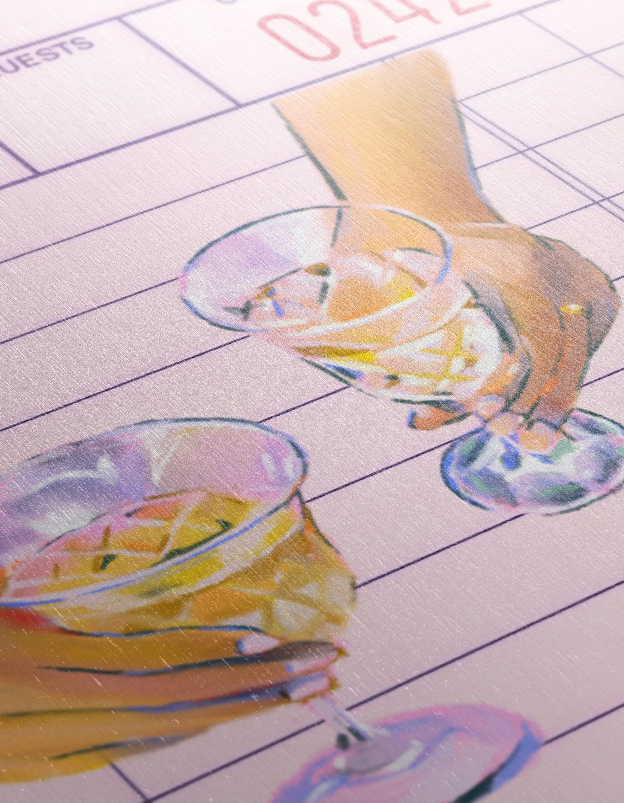 Stylized Food and Beverage Artwork - Image 12