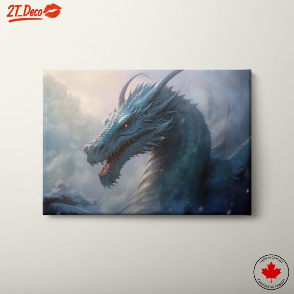 Majestic Dragon Fantasy Creature Art