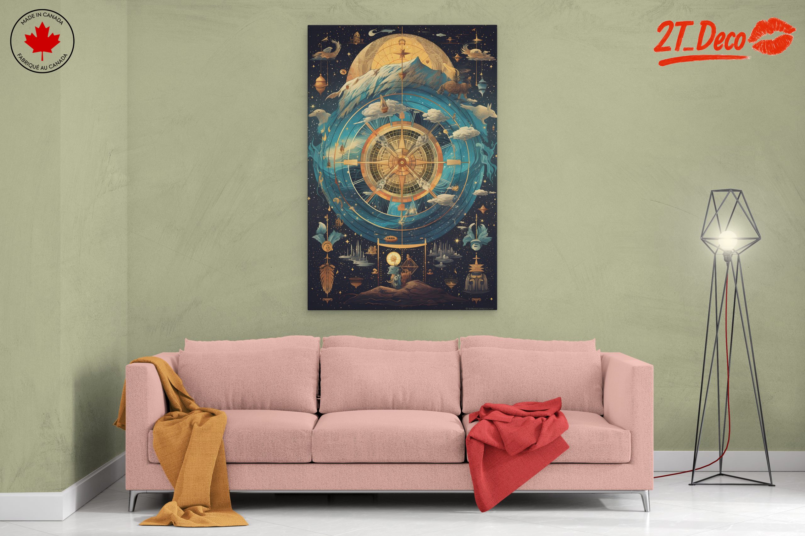 Cosmic Fantasy Art Featuring Celestial Elements - Image 2