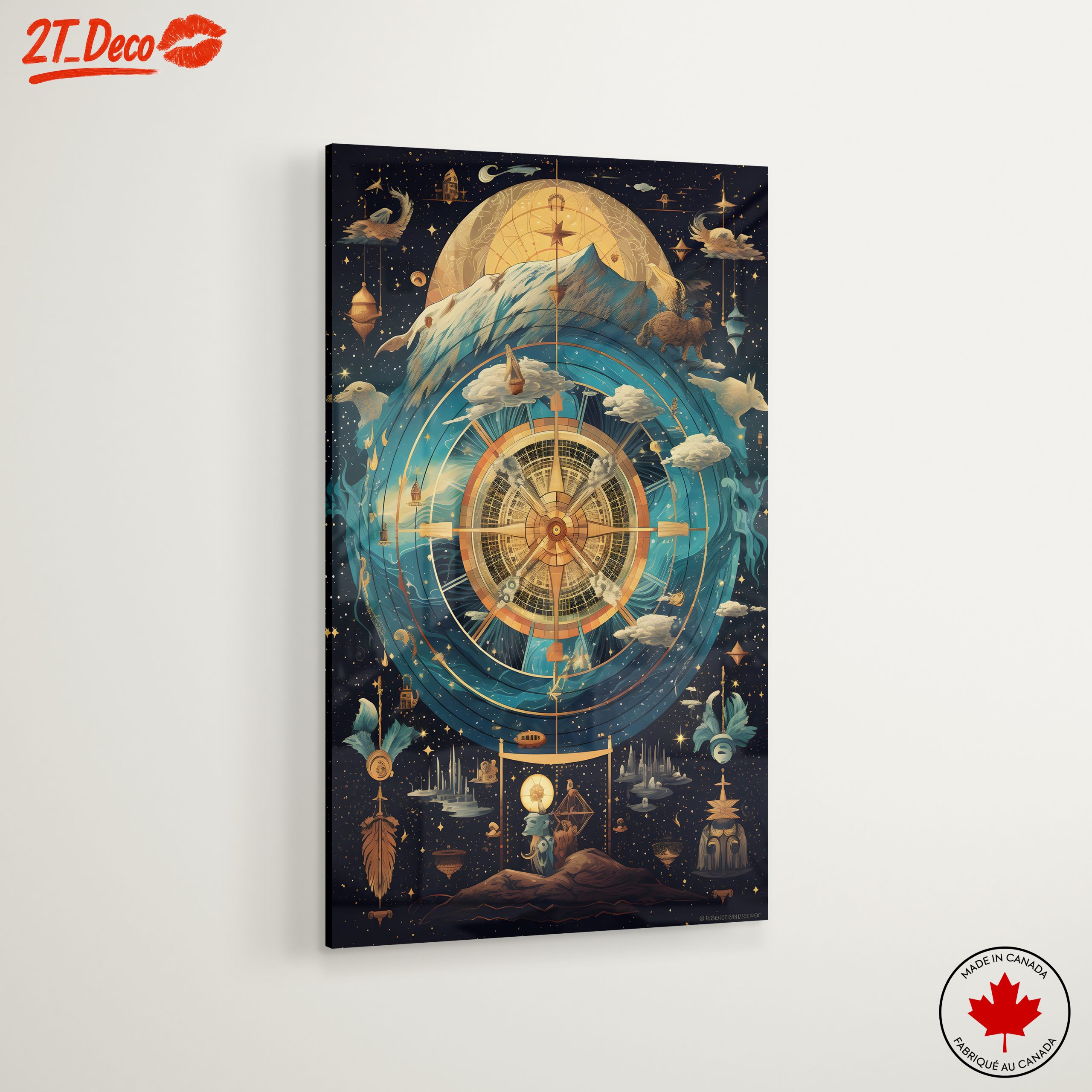 Cosmic Fantasy Art Featuring Celestial Elements - Image 6