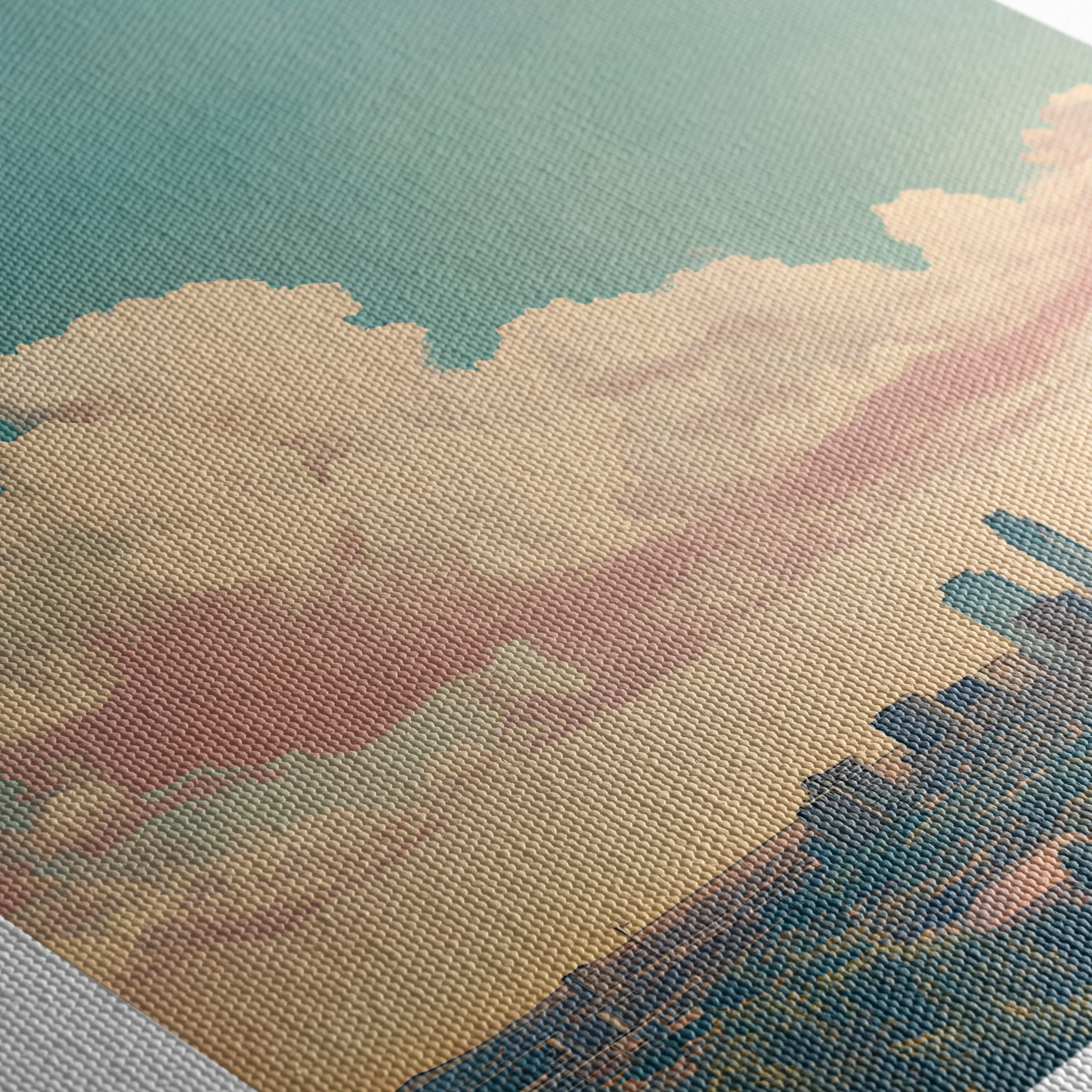 Stylized Minneapolis Cityscape Art - Image 5