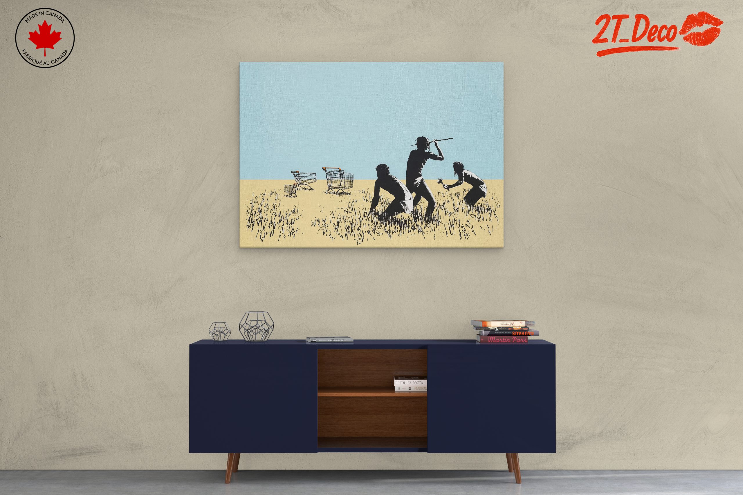 Thought-Provoking Cultural Commentary Artwork - Image 3