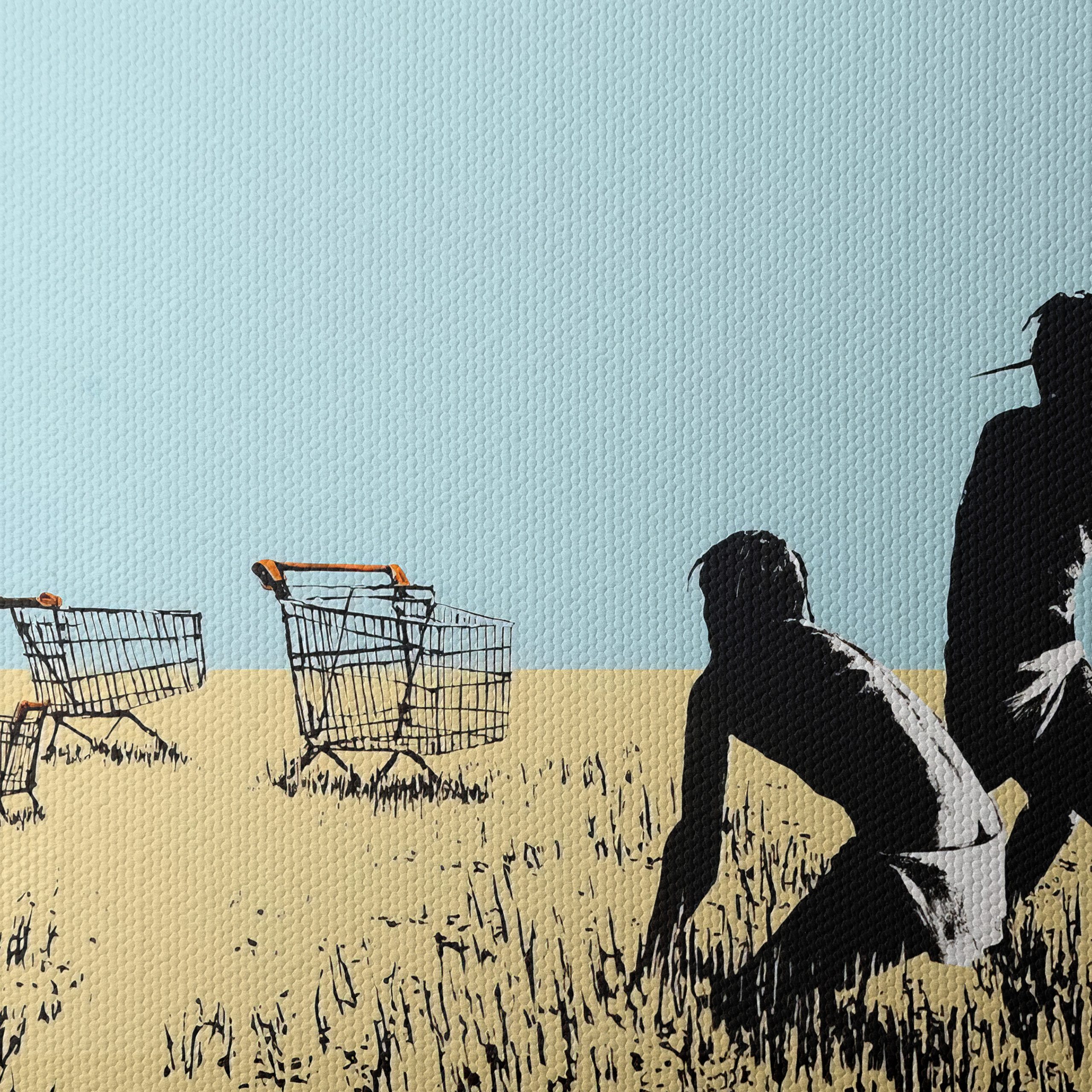 Thought-Provoking Cultural Commentary Artwork - Image 4
