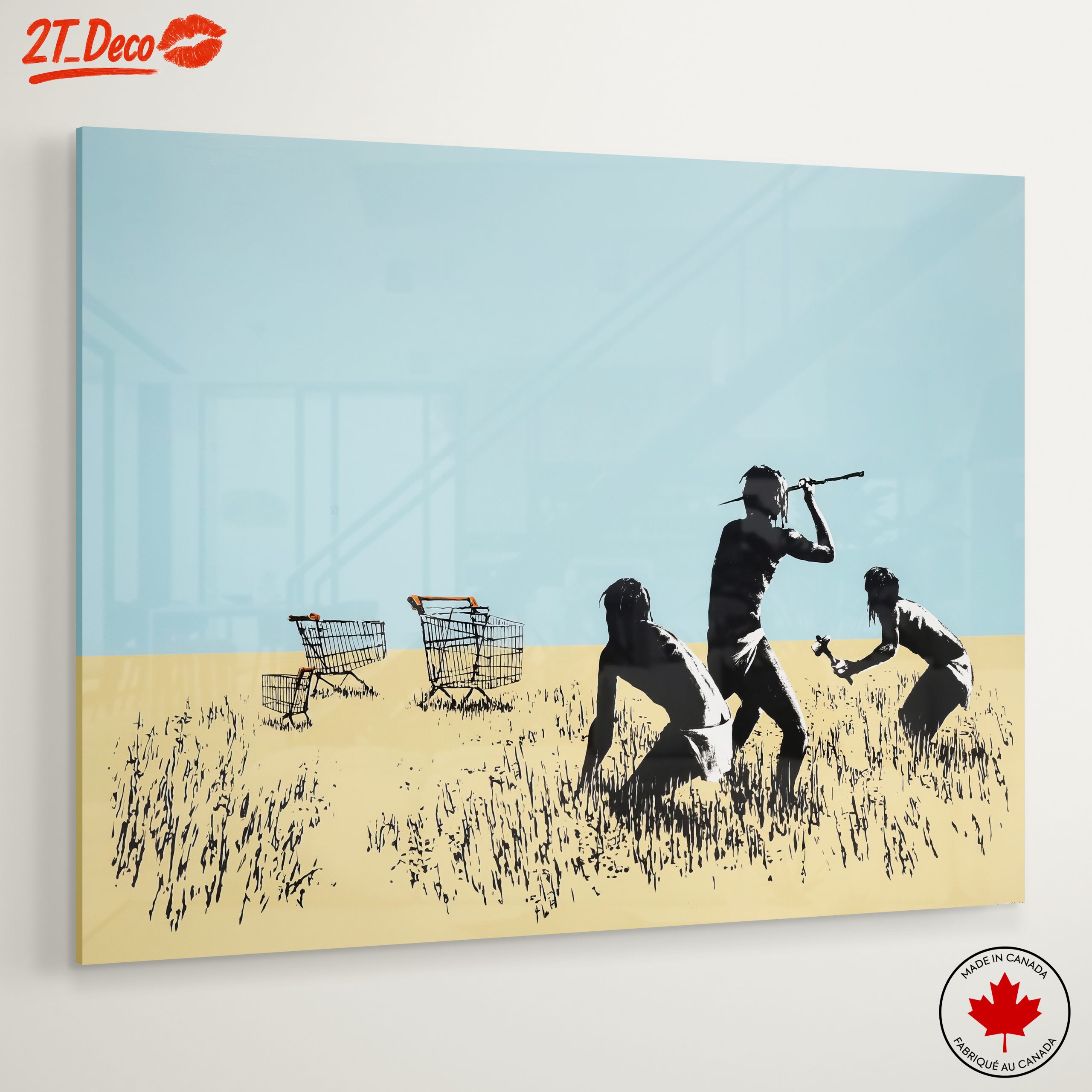 Thought-Provoking Cultural Commentary Artwork - Image 6