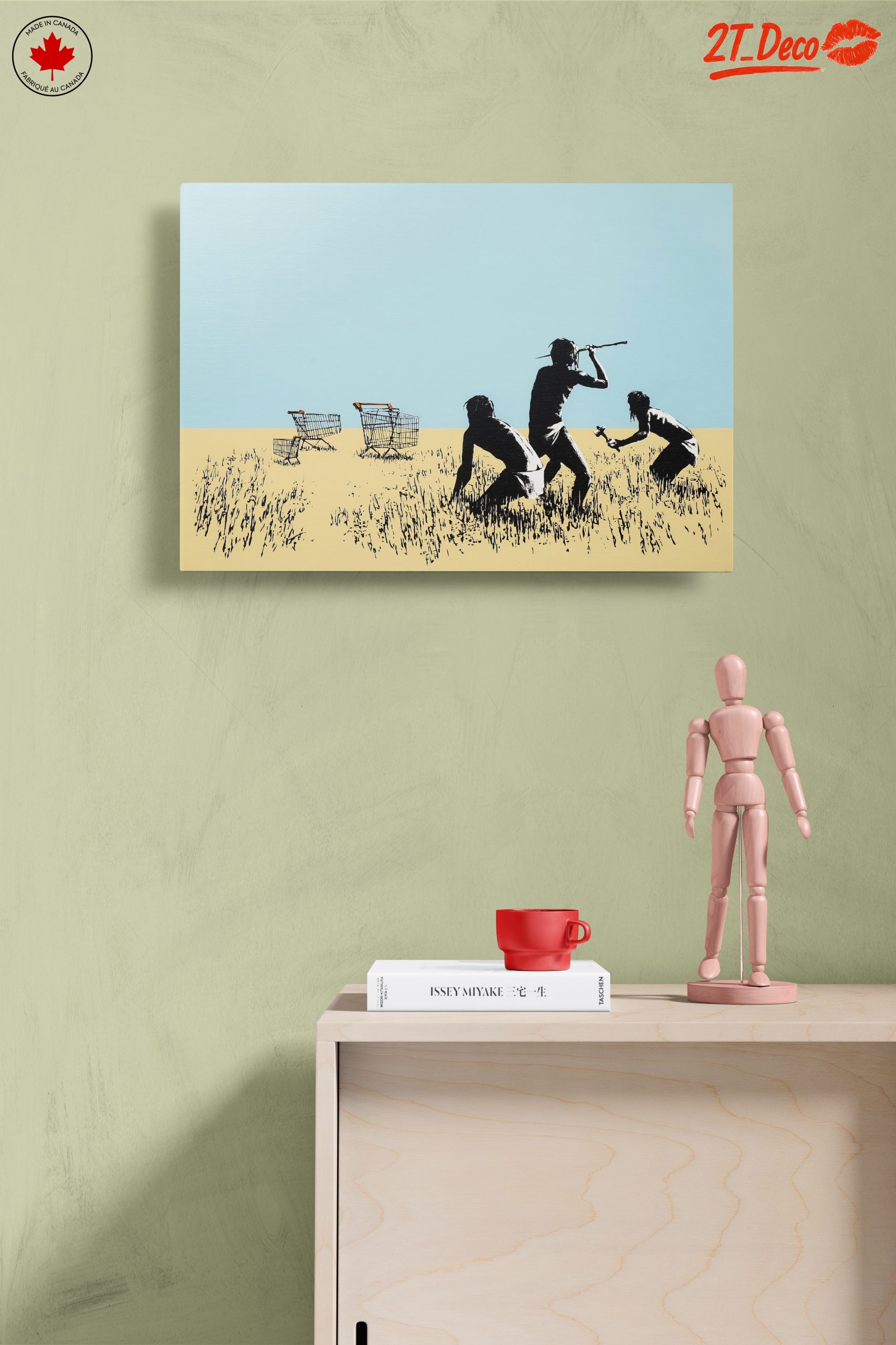 Thought-Provoking Cultural Commentary Artwork - Image 14