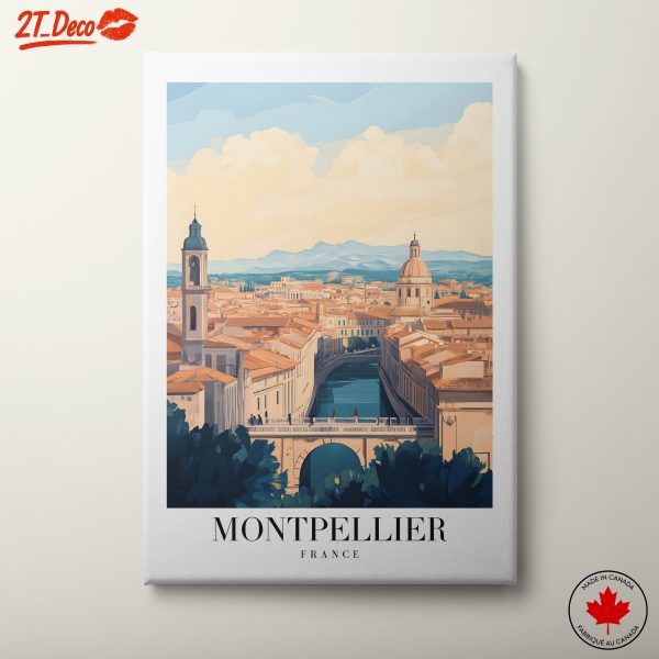 Montpellier Cityscape Art