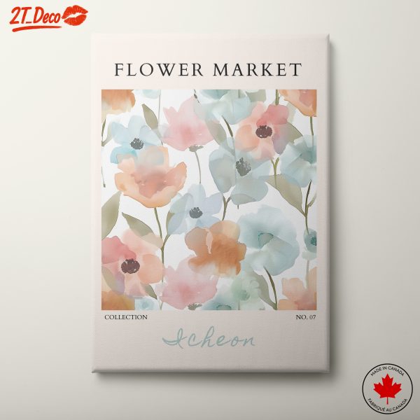 Flower Market Watercolor Art 2