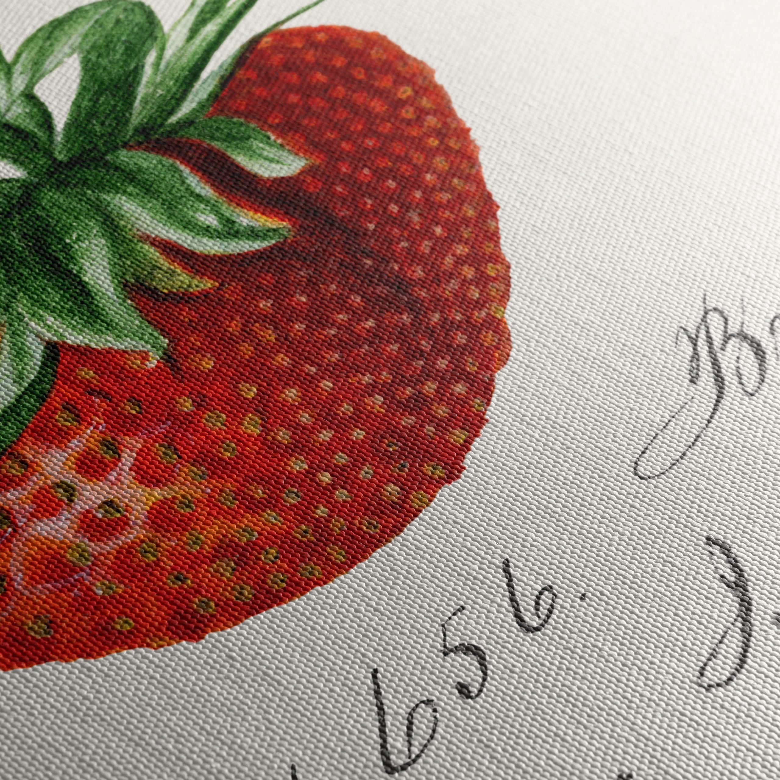 Brandywine Strawberry Botanical Illustration Art - Image 5