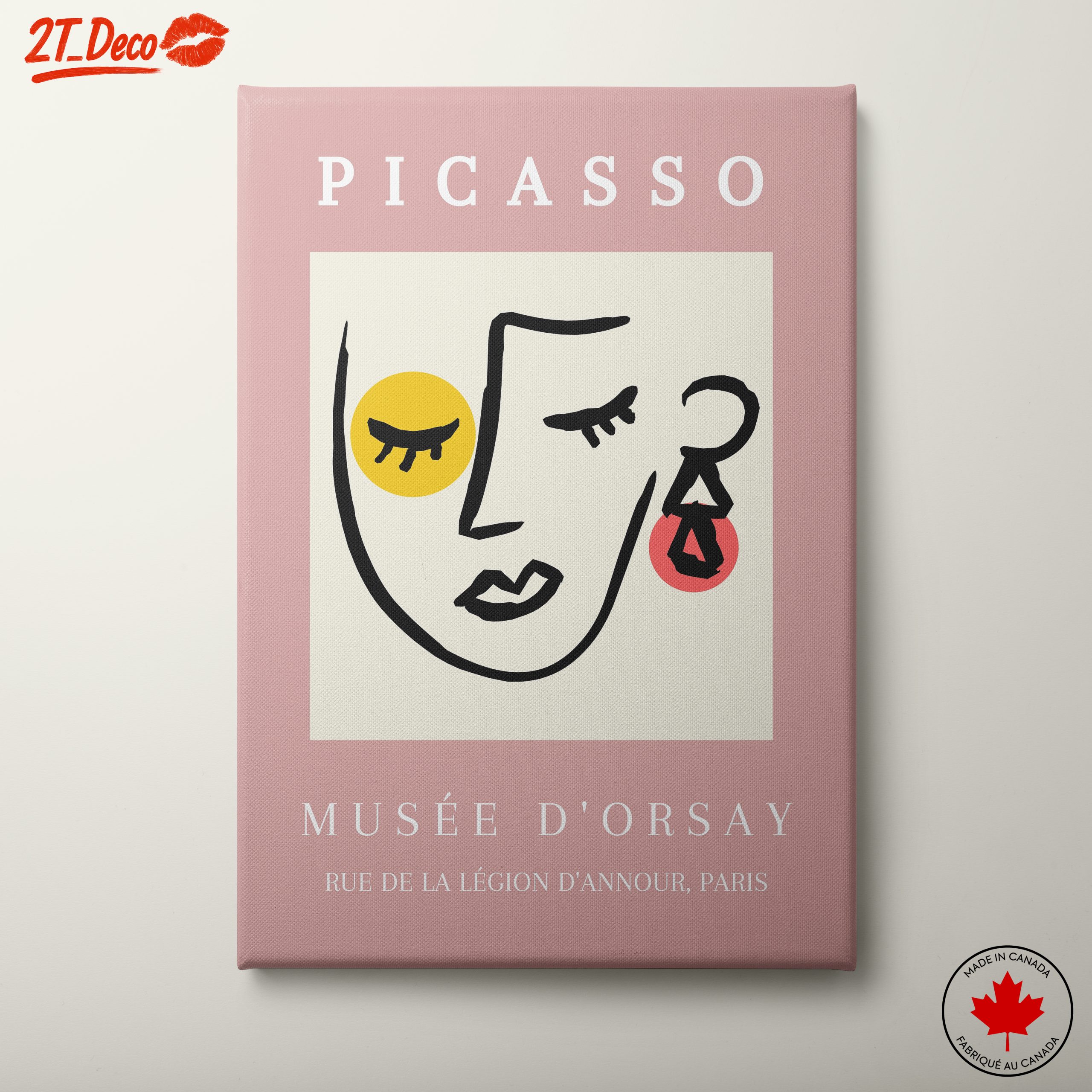 Modern Abstract Portrait by Picasso
