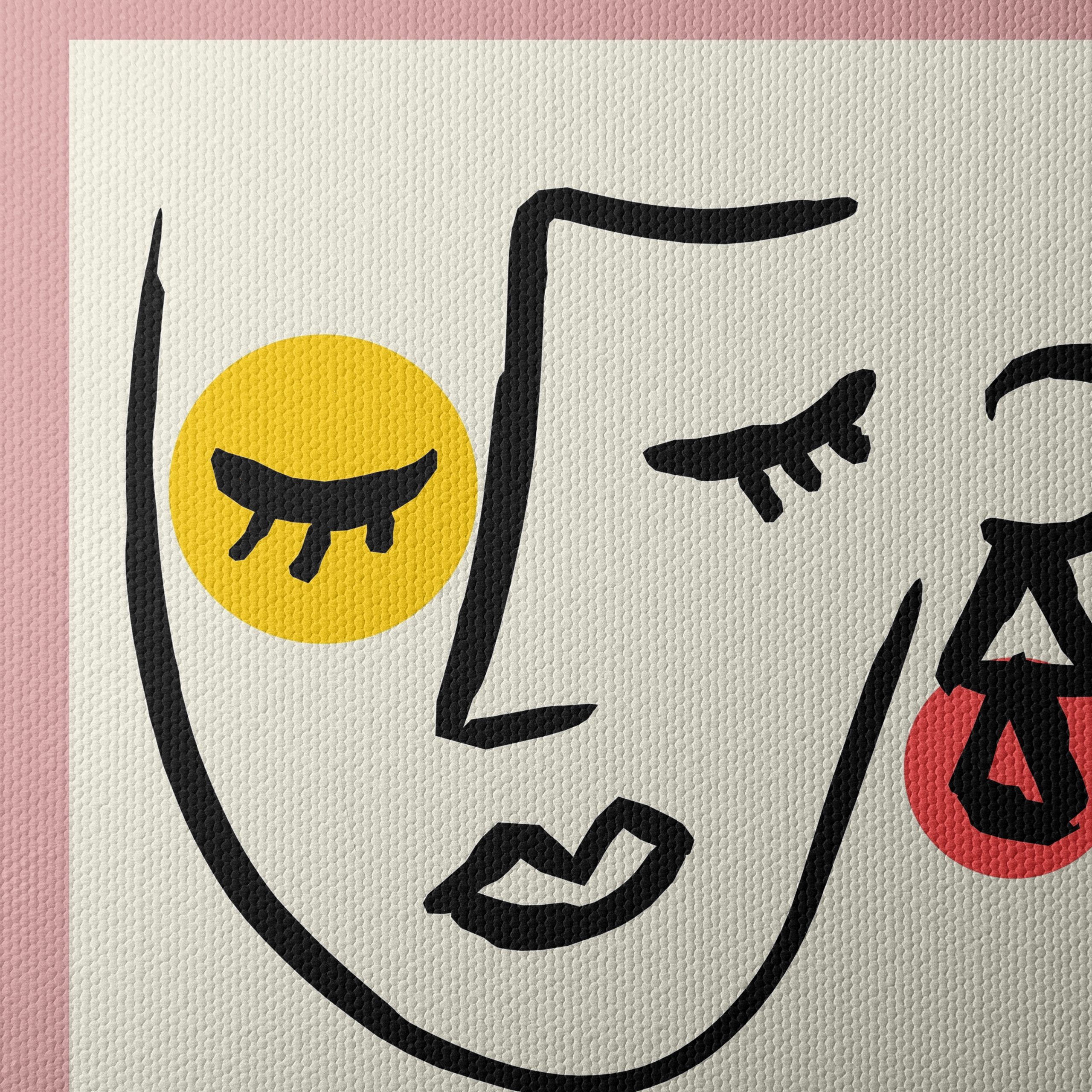 Modern Abstract Portrait by Picasso - Image 4