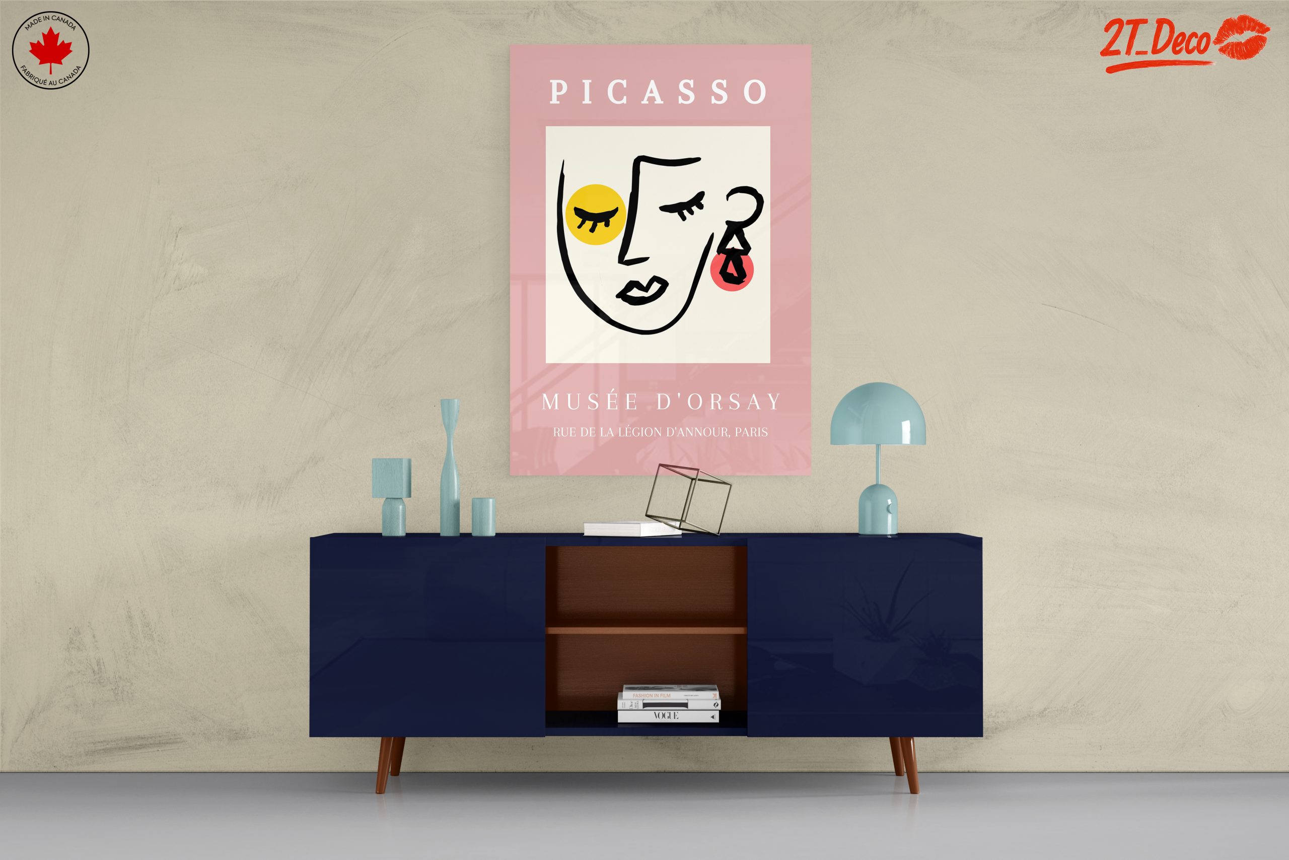 Modern Abstract Portrait by Picasso - Image 8